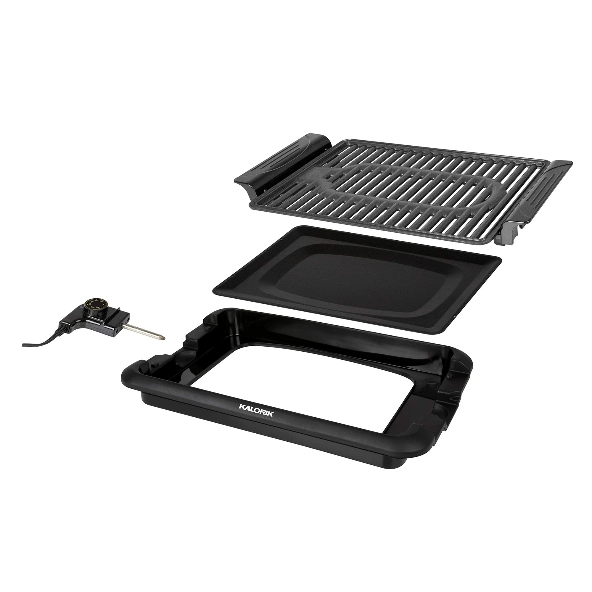 Kalorik Electric Indoor Grill, In Black (Gr 45927 Bk)