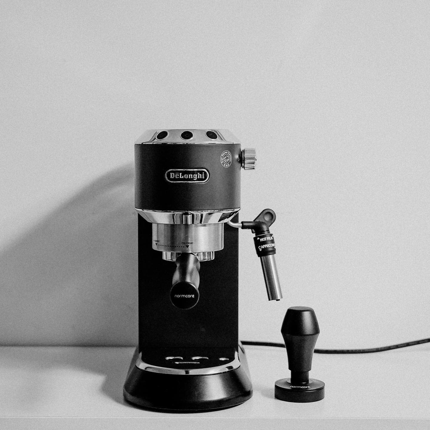 Normcore 51Mm Espresso Tamper - Spring-Loaded Tamper - Barista Tools - Barista Coffee Tamper With Anodized Aluminum Tamper Stand