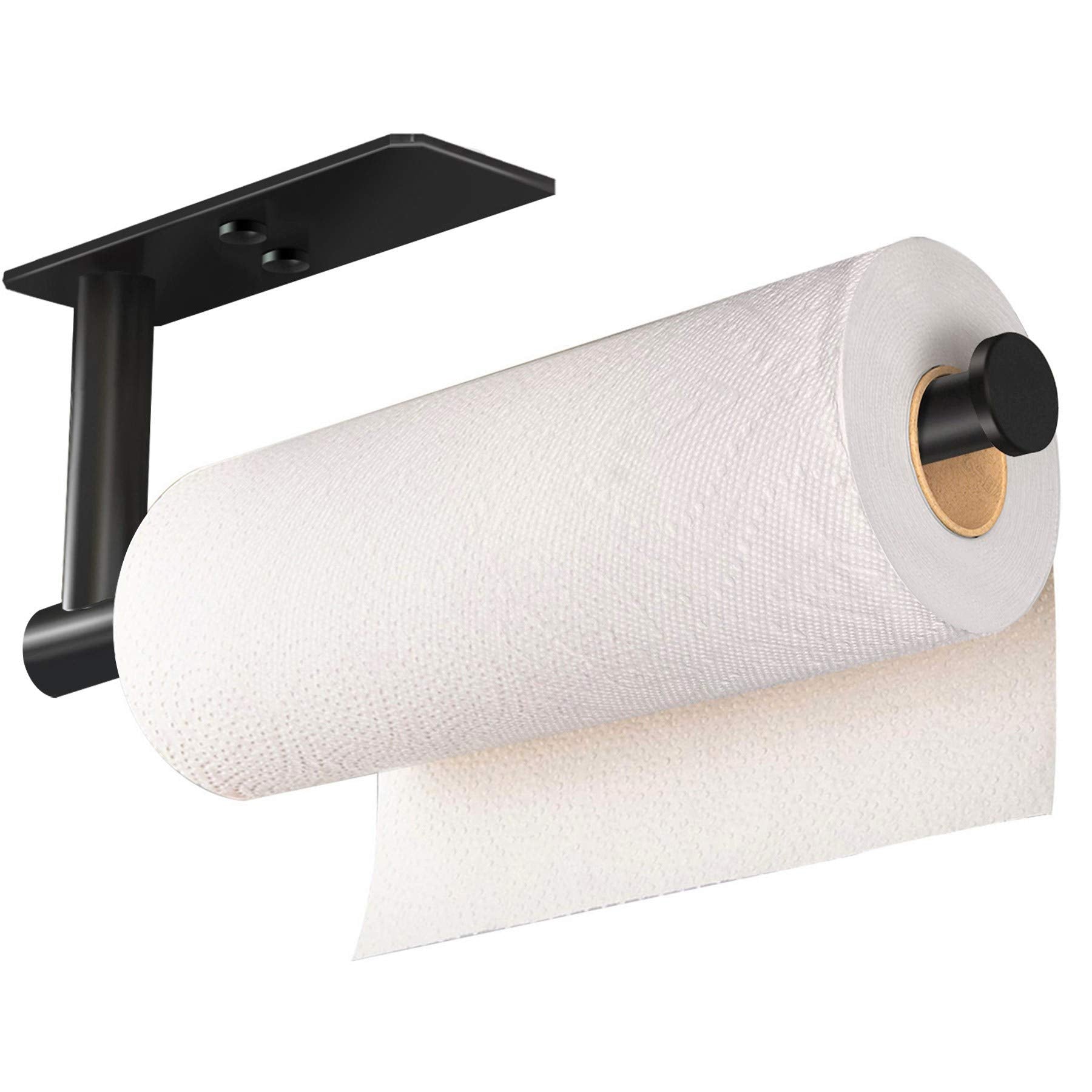 Vaehold Self Adhesive Paper Towel Holder Under Cabinet Mount, Wall Mount Paper Towel Roll Rack For Kitchen Cabinet, Bathroom, Wa