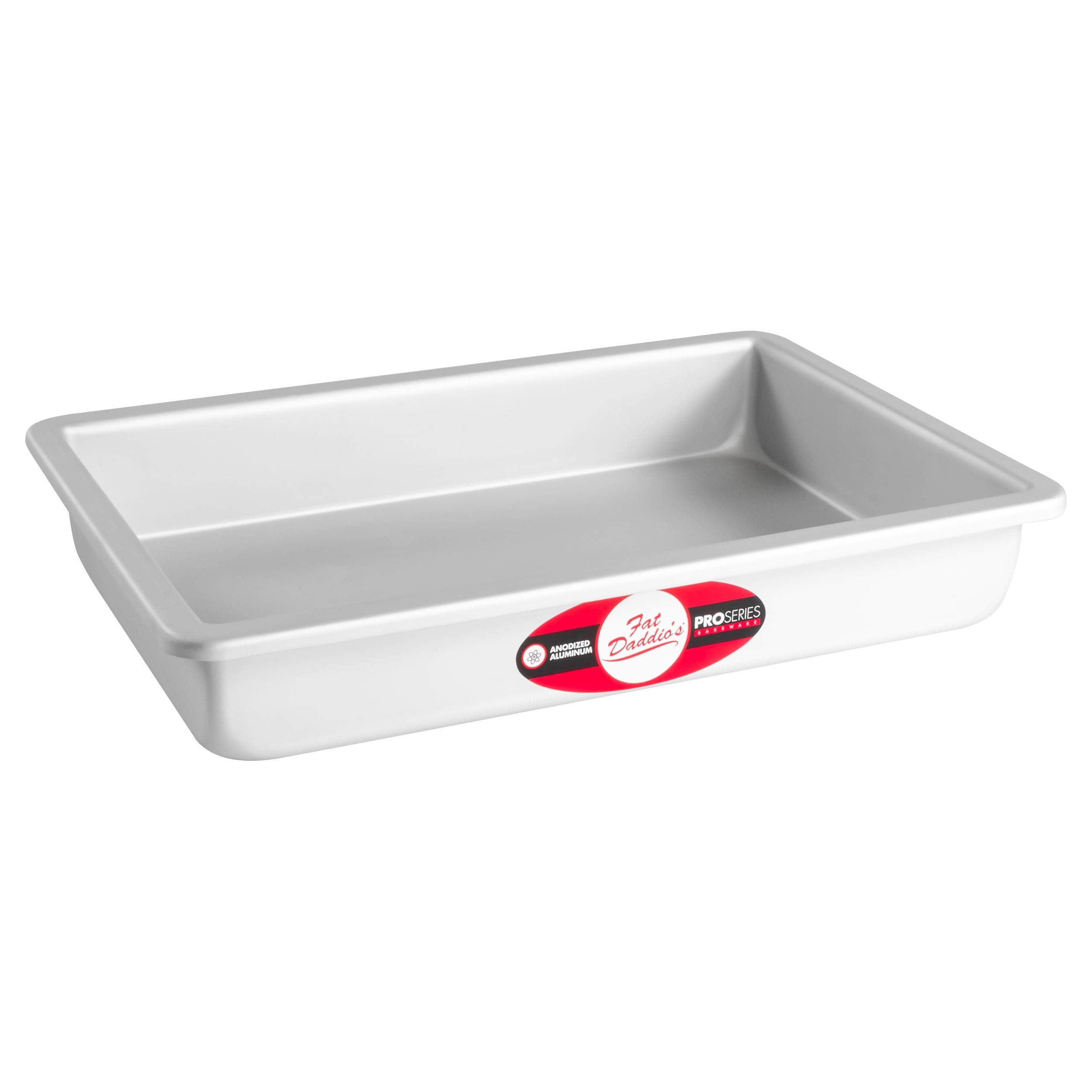 Fat Daddio'S Pob-10153 Anodized Aluminum Sheet Cake Pan, 10 X 15 X 3 Inch Silver