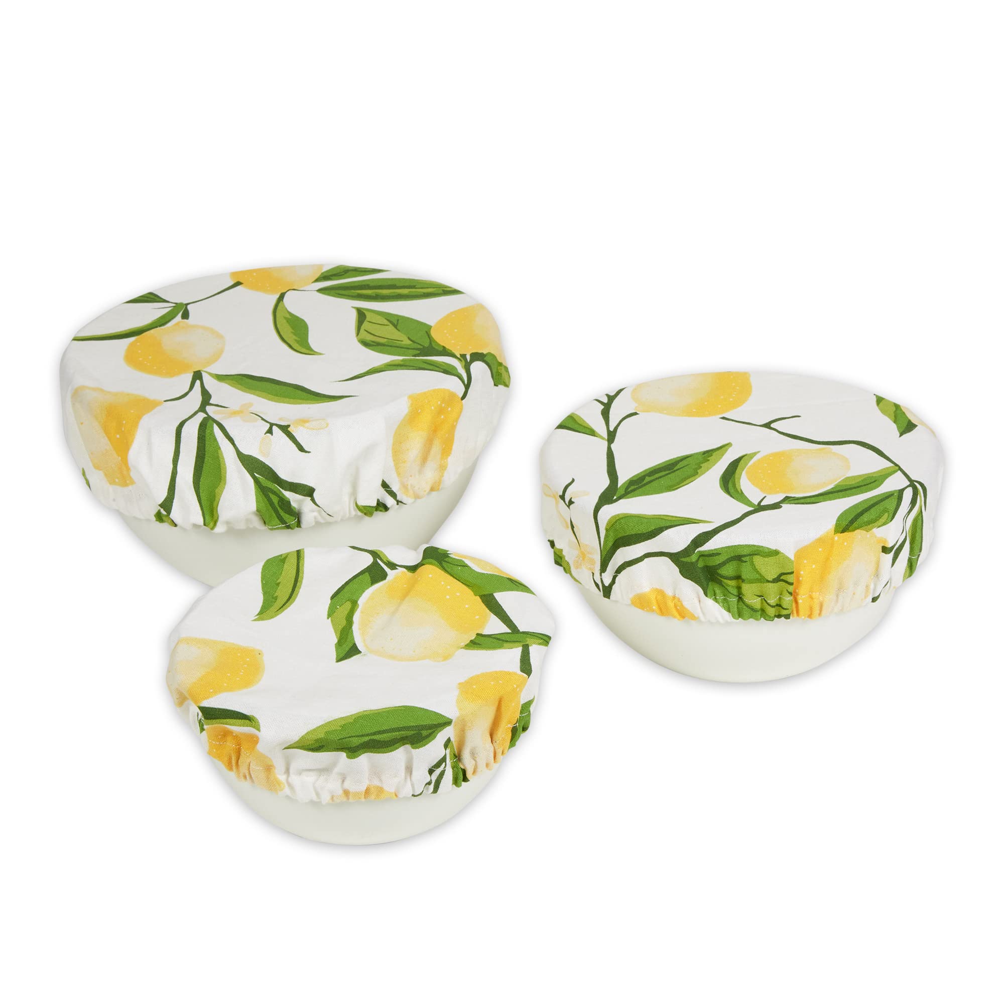 LEMON BLISS PRINT DISH COVER SET/3