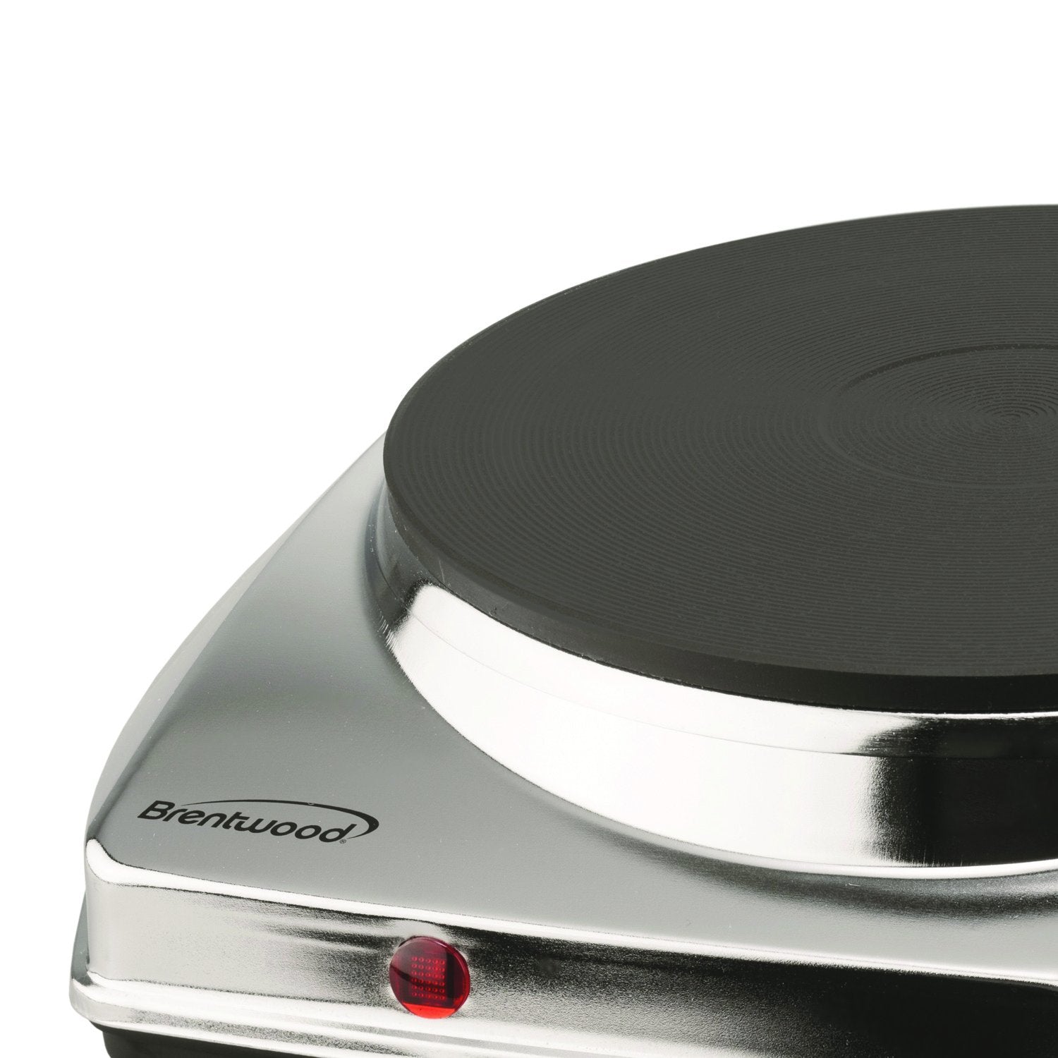 Brentwood Ra30830 Electric Single Hotplate With Chrome Finish, 1, Multicolor