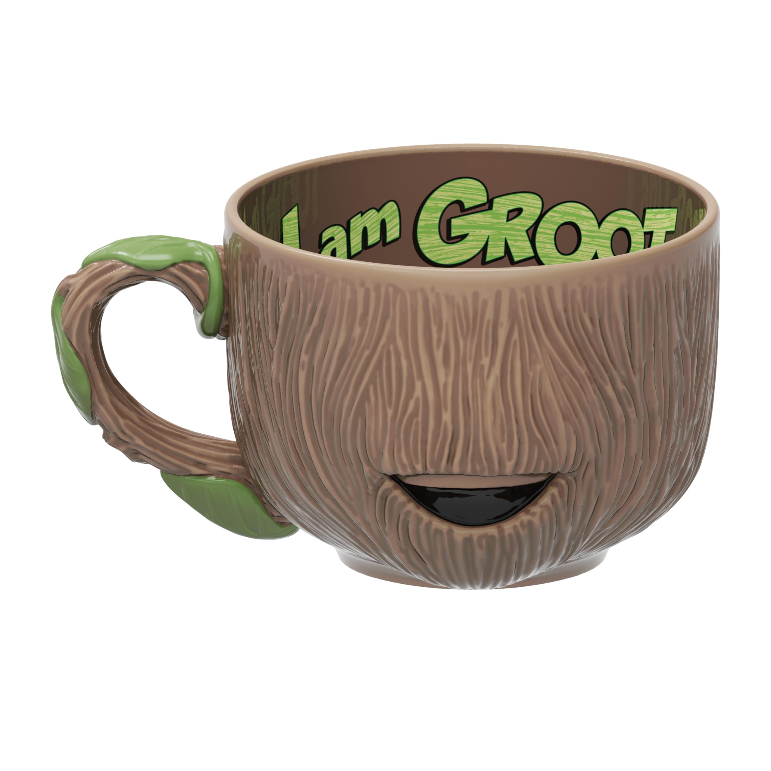 Zak Designs Marvel Guardians of the Galaxy Sculpted Ceramic Coffee Mug for Hot Drinks, Collectible Keepsake with Unique 3D Chara
