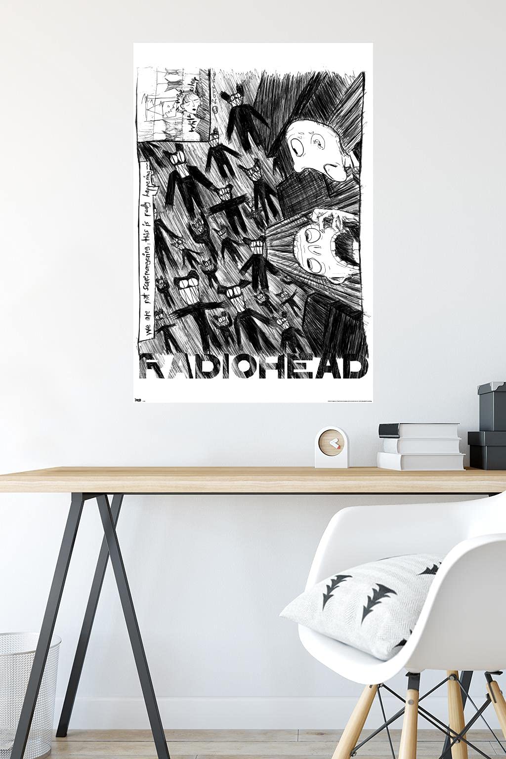 Trends International Radiohead - Scribble Wall Poster, 22.375'' X 34'', Unframed Version