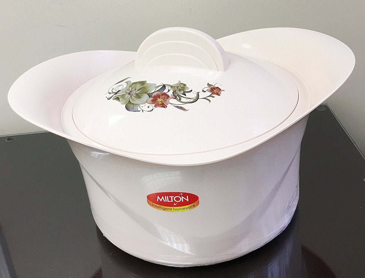 Milton Regalia Big Party Size Thermo Hot Pot Insulated Casserole Keeps Warm/Cold Upto 4-6 Hours, Food Grade Virgin Plastic with 
