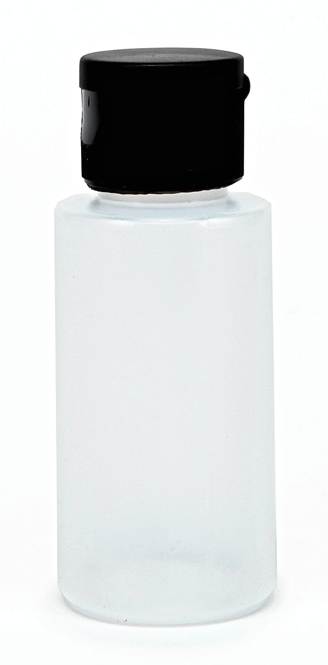 Vivaplex, 12, Clear, 2 Oz, Plastic Squeeze Bottles, With Black Flip Top Caps
