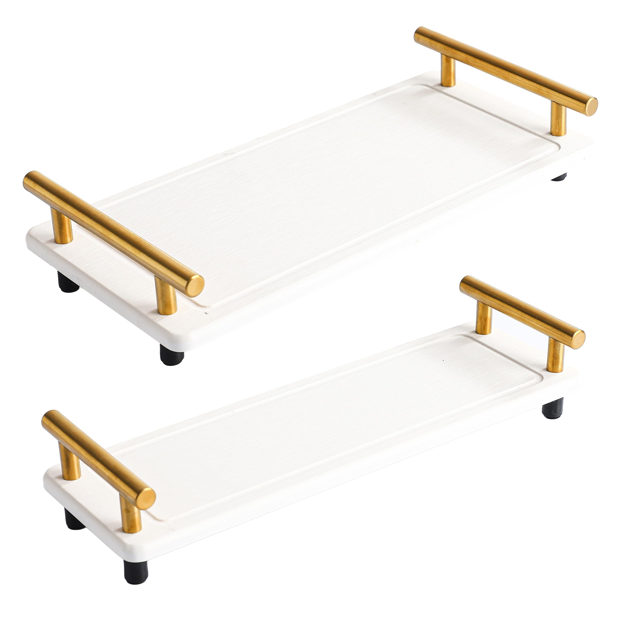 2Pcs Instant Dry Sink Caddy, Water Absorbent Diatomite Tray For Sink, Stone Drying Tray With Metal Handle, Keeping Kitchen And B