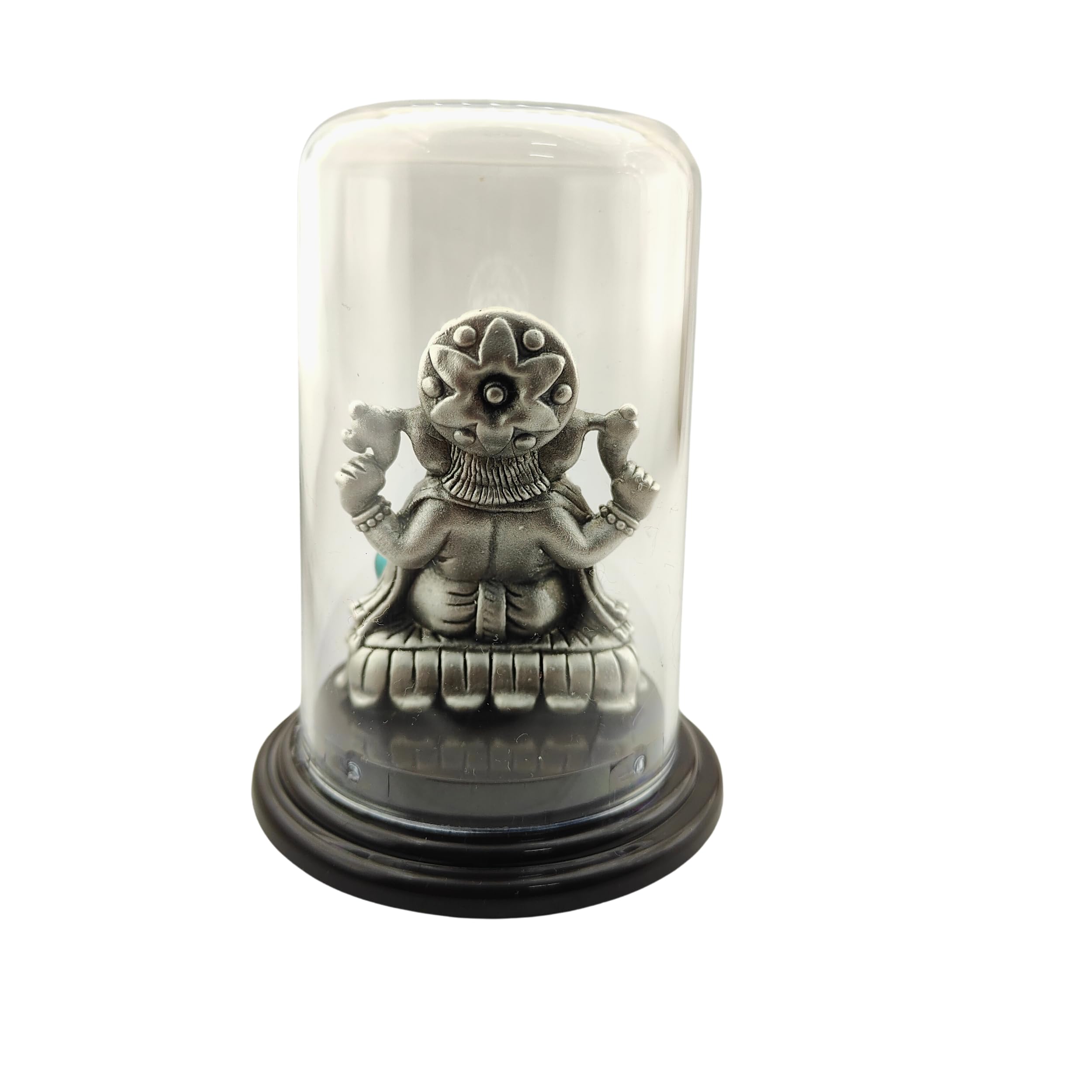 Silverspot Jewel 999 Pure Silver Ganesha/Vinayak Idol With Acrylic Base