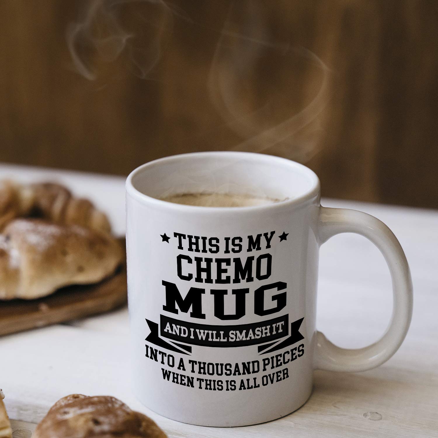 Bobby Creativity This Is My Chemo Mug 11oz Coffee Mug  Cancer Gifts For Men  Chemotherapy Treatment Coffee Tea Cup  Chemo Care Package for Men  Gifts For Chemo Patients Men  Cancer Gifts for Women.