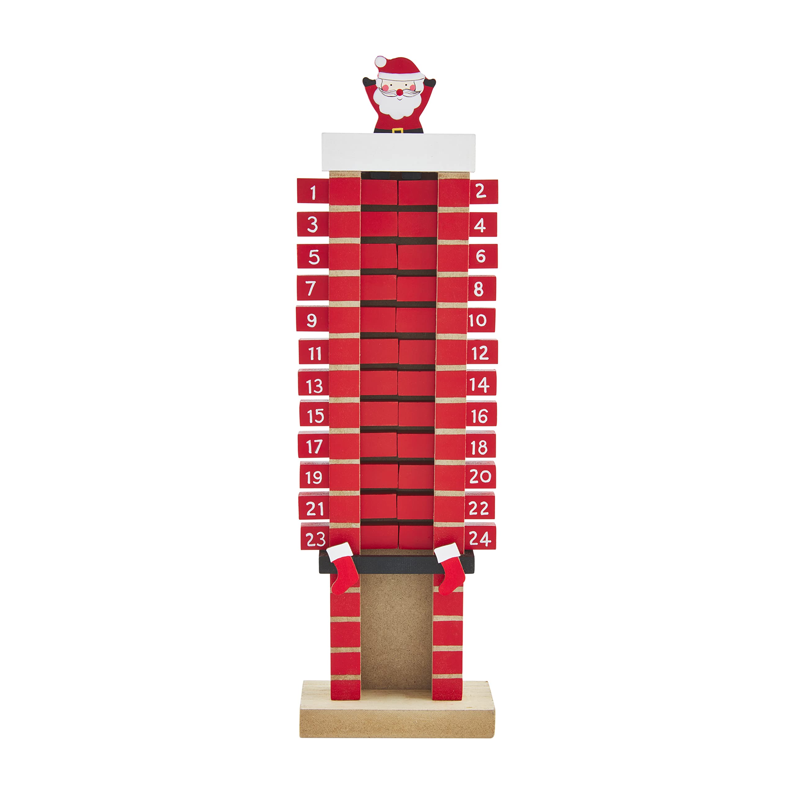 Mud Pie Kids Santa Chimney Advent Calendar