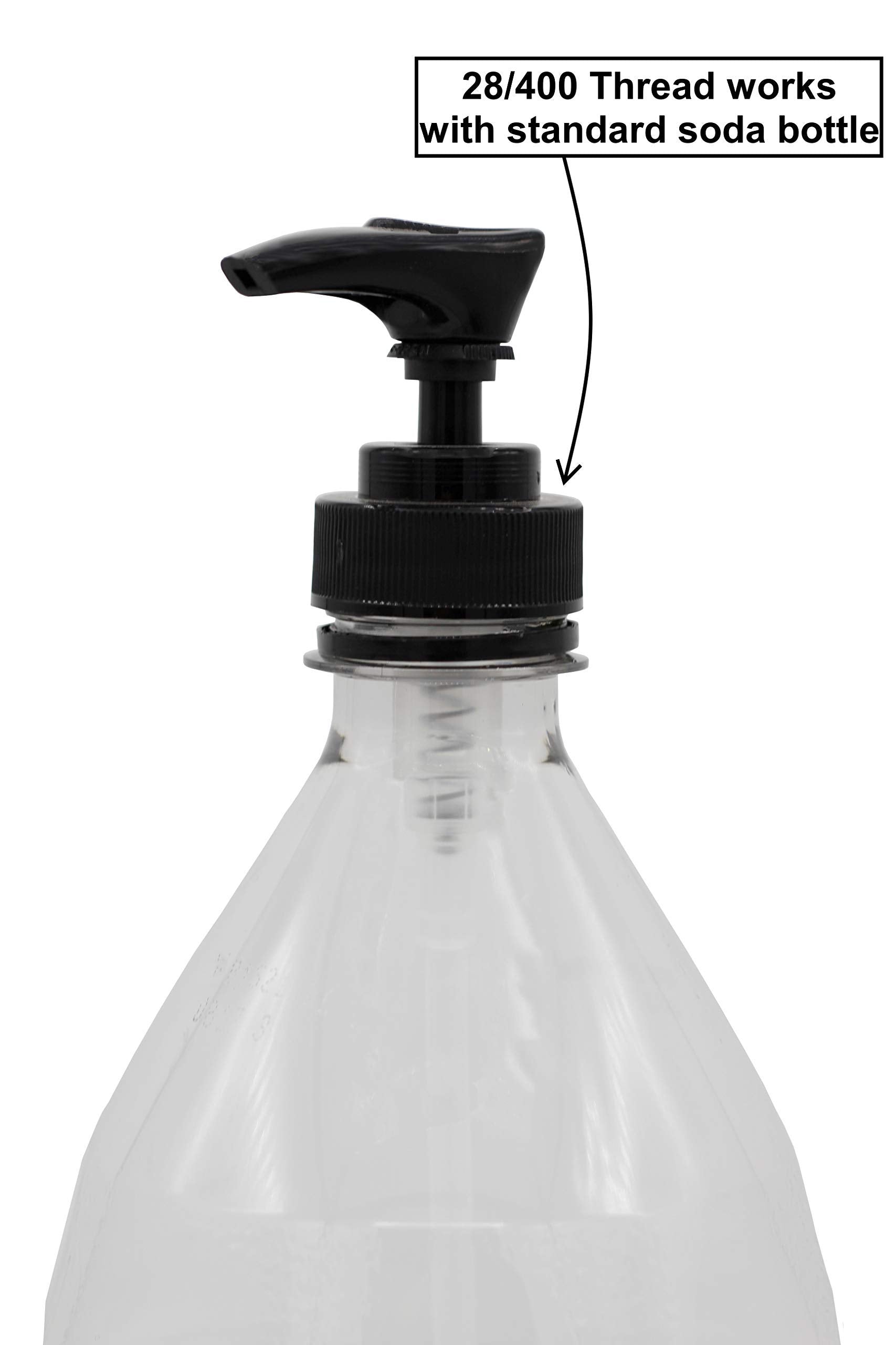 Creative Hobbies White Plastic Lotion Soap Dispenser Pumps With Glue On Screw Collars, Replacements For Soap And Lotion Pumps, M