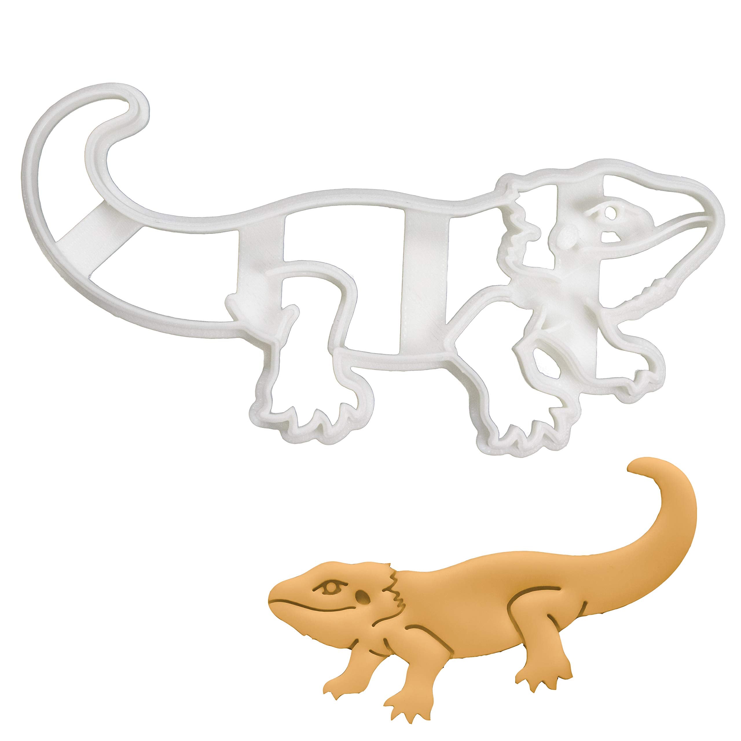 Pogona Bearded Dragon Body Cookie Cutter, 1 Piece - Bakerlogy