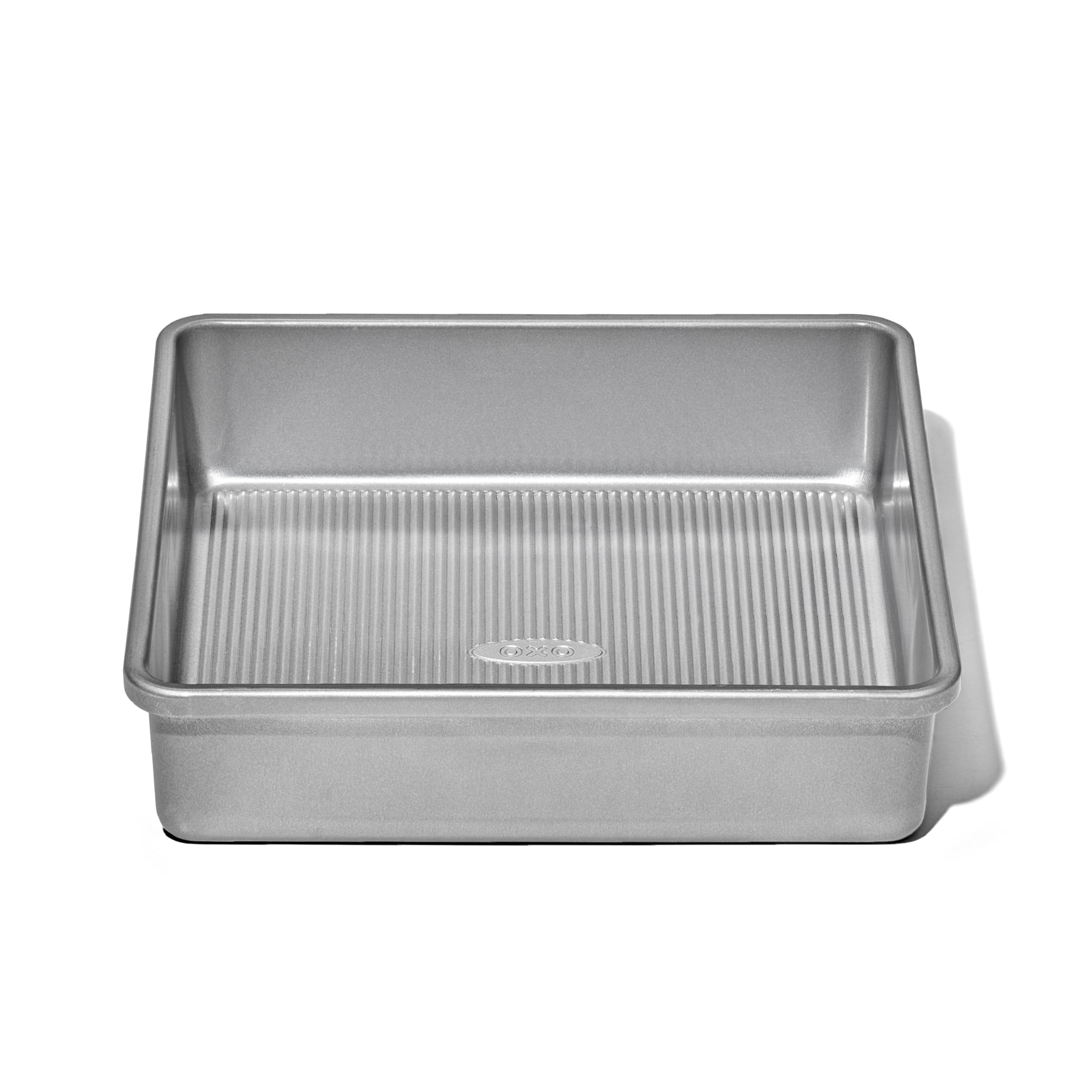 OXO Good Grips Non-Stick Pro Clear Coated Metal Bakeware Cake Pan 9 in Square, Baking Pan for Cakes, Brownies and Cookies
