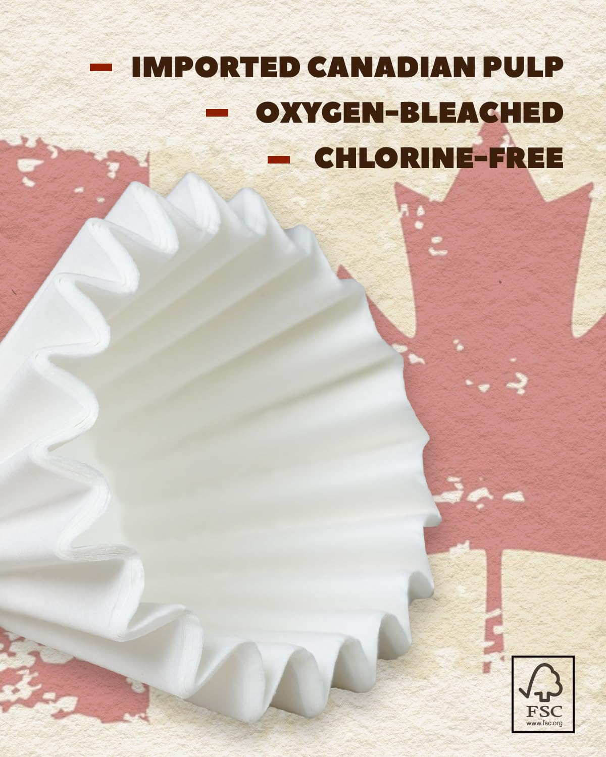 1-2 Cup Small Coffee Filters,100 Count Disposable Basket Coffee Filter Paper, Compatible With Kalita Wave Dripper 155 Series, Si