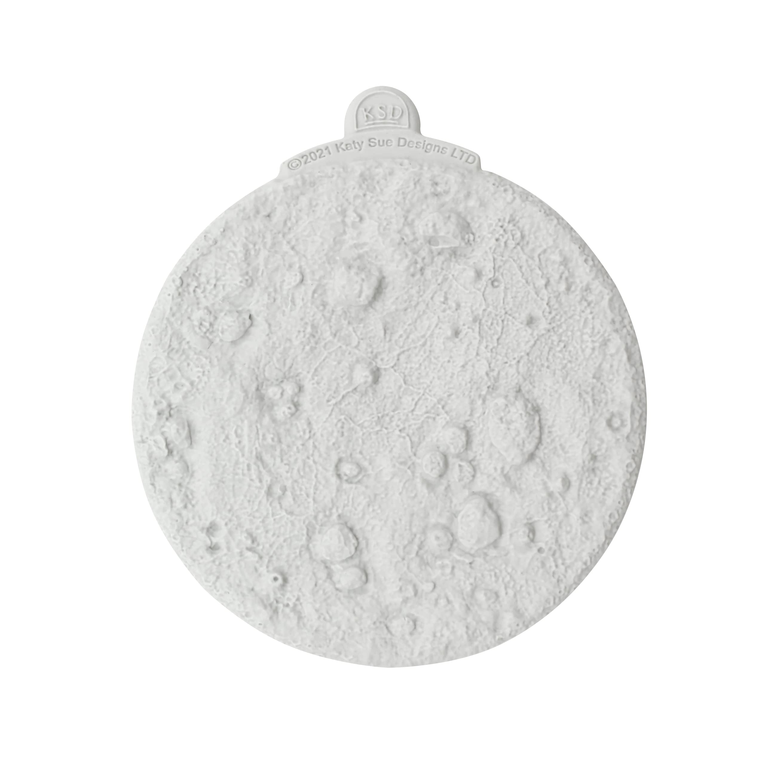 Katy Sue Moon Surface Texture Mat Silicone Mold For Space Themed Cake, Cookie Decorating, & Craft. Use With Fondant, Sugar Paste