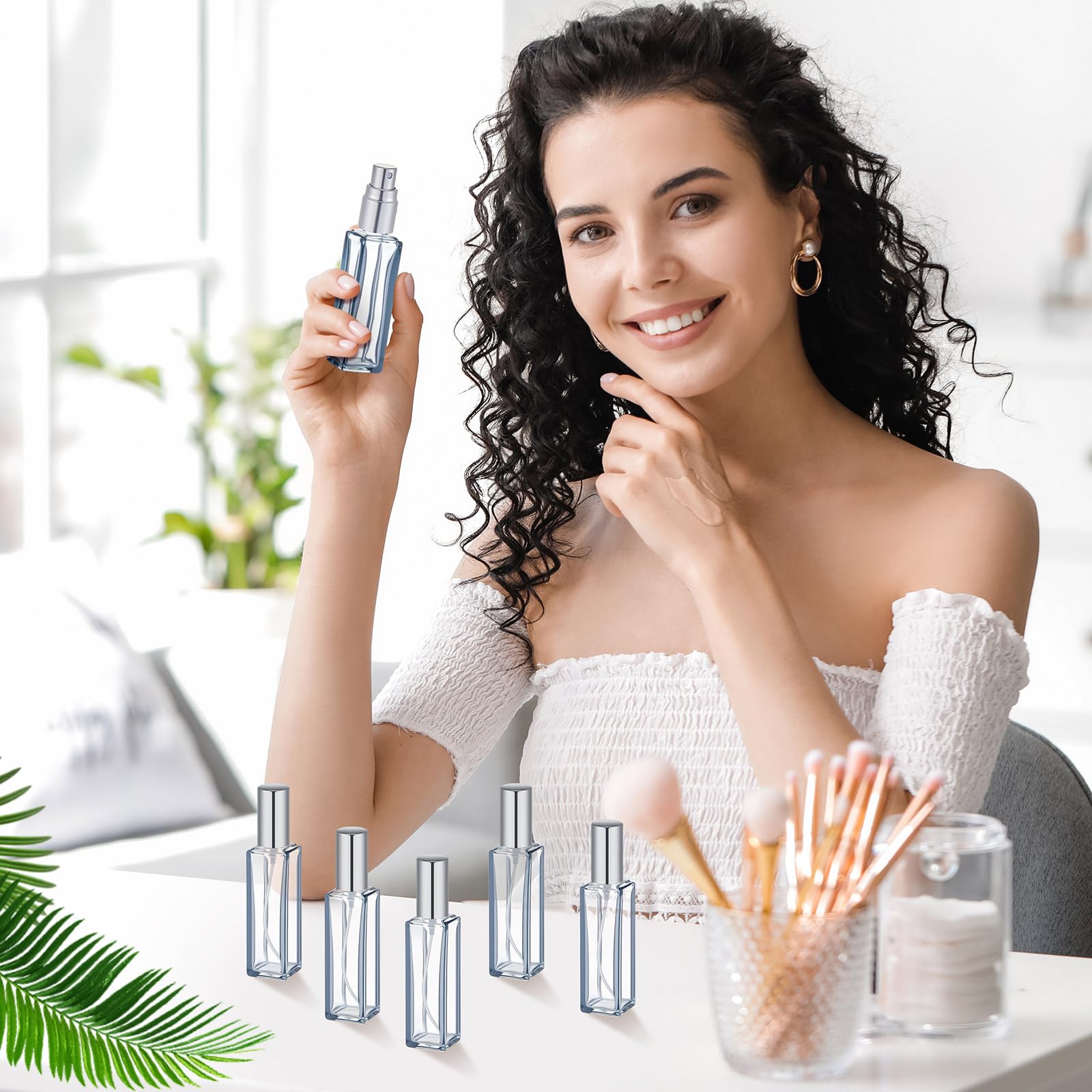 20 Pcs Perfume Travel Refillable 10 Ml, Mini Cologne Perfume Bottles Empty, Portable Sprayer For Travel Size Spray Bottle Pocket