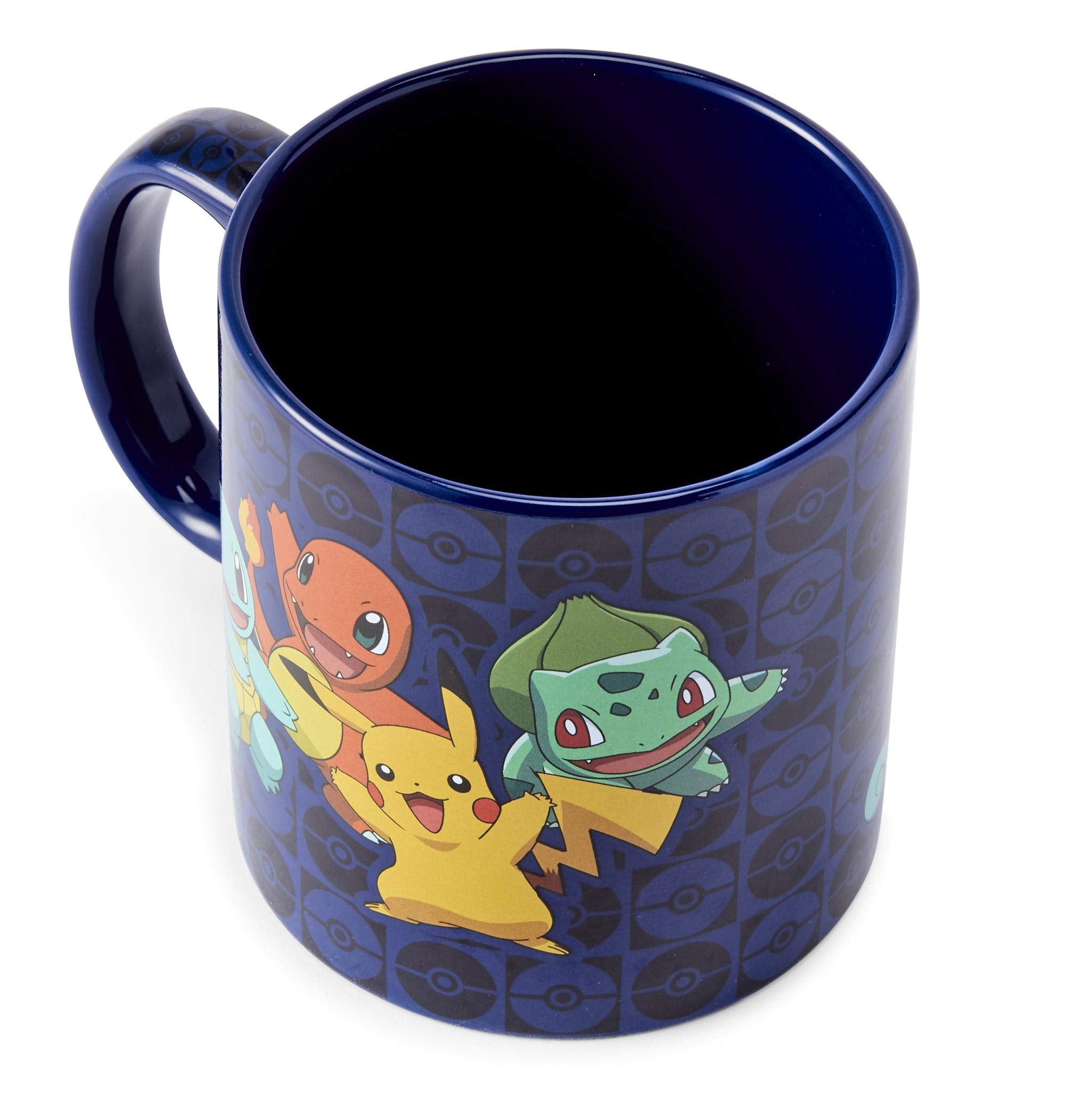 Pokmon Original Generation One Starters Coffee Mug | Features Pikachu & More