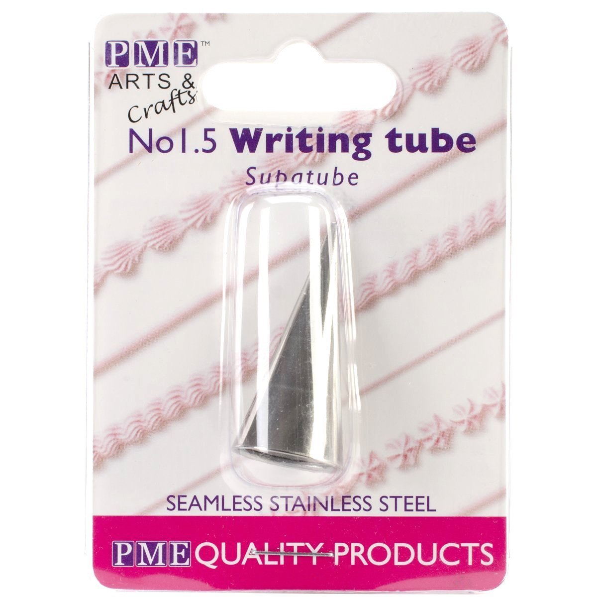 Pme Seamless Stainless Steel Supatube, Writer No. 1.5 (Pack Of 2)
