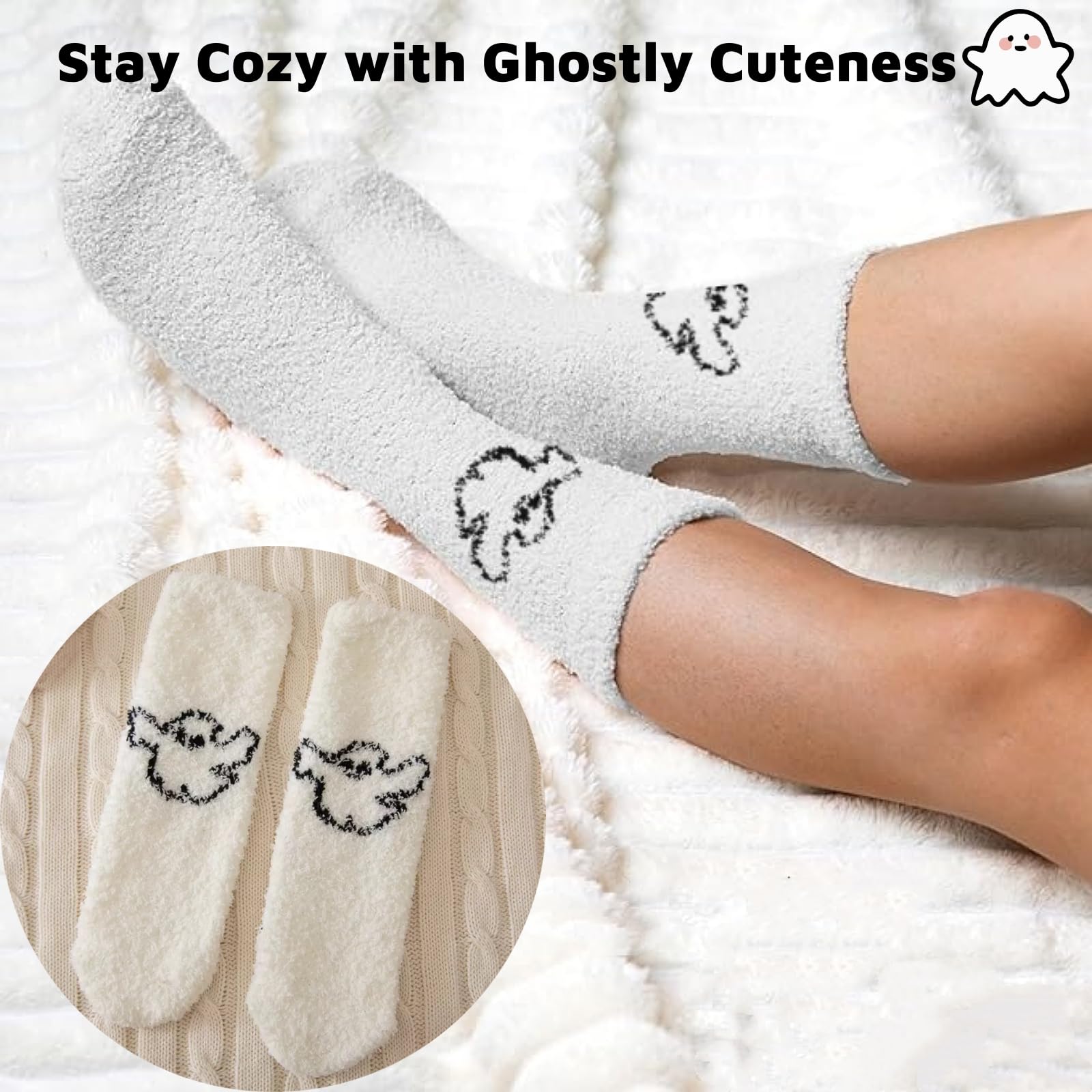 UURM Boo Basket Gift for Women, 7 Spooky Gift Set Including Glass Cup, Halloween Ghost Gifts for Friends Teen Girls