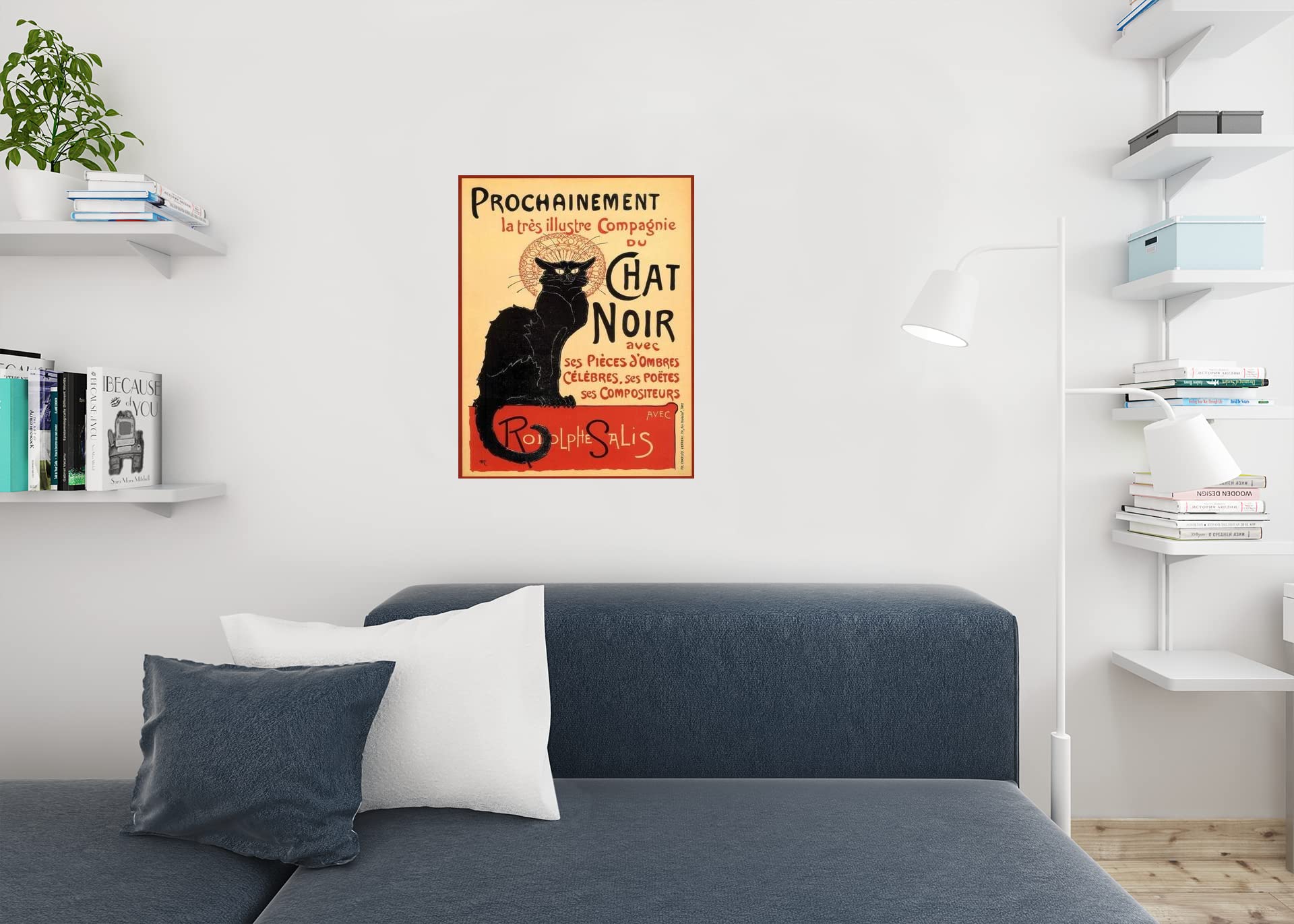 Le Chat Noir The Black Cat Vintage Advertisement Vintage Illustration Art Deco Vintage French Wall Art Nouveau 1920 French Advertising Vintage Poster Prints Cool Wall Decor Art Print Poster 24x36