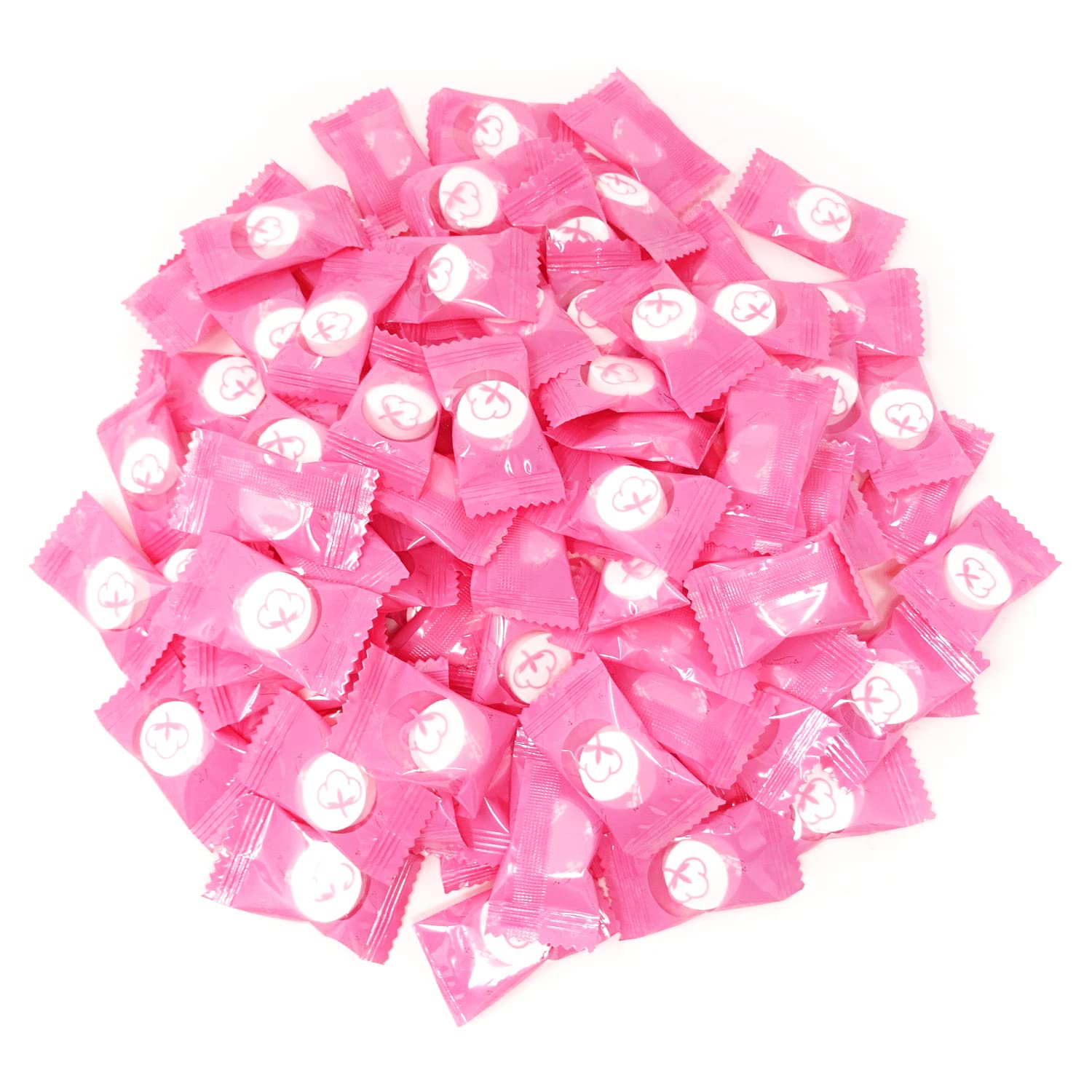 HONBAY 100PCS Disposable Portable Compression Face Towel Cotton Washcloth for Travel  Home Camping and Other Outdoor Activities