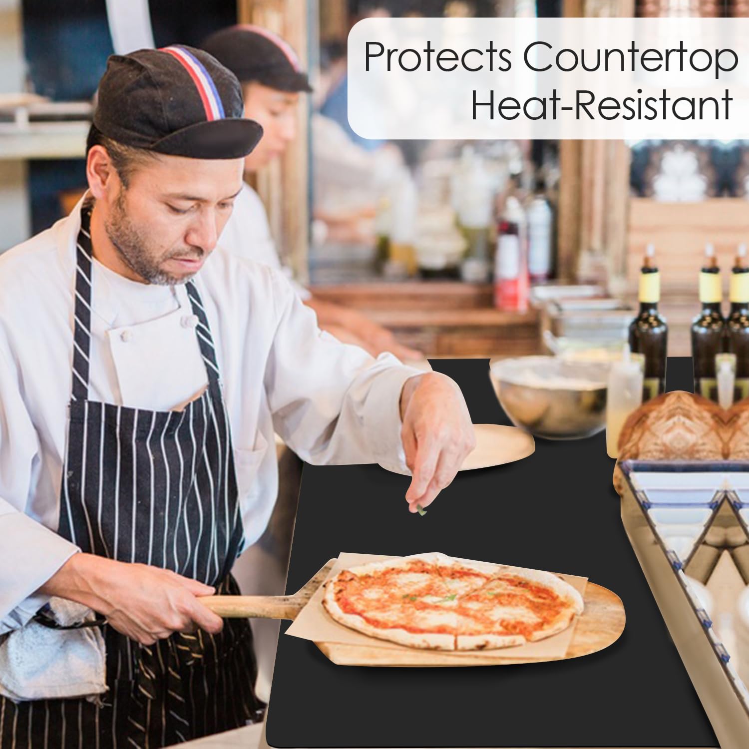 Extra Large Silicone Mat, 31.5X23.6 Large Silicone Placemats For Kids, Heat Resistant Mat For Kitchen Counter, Non Stick Silicon