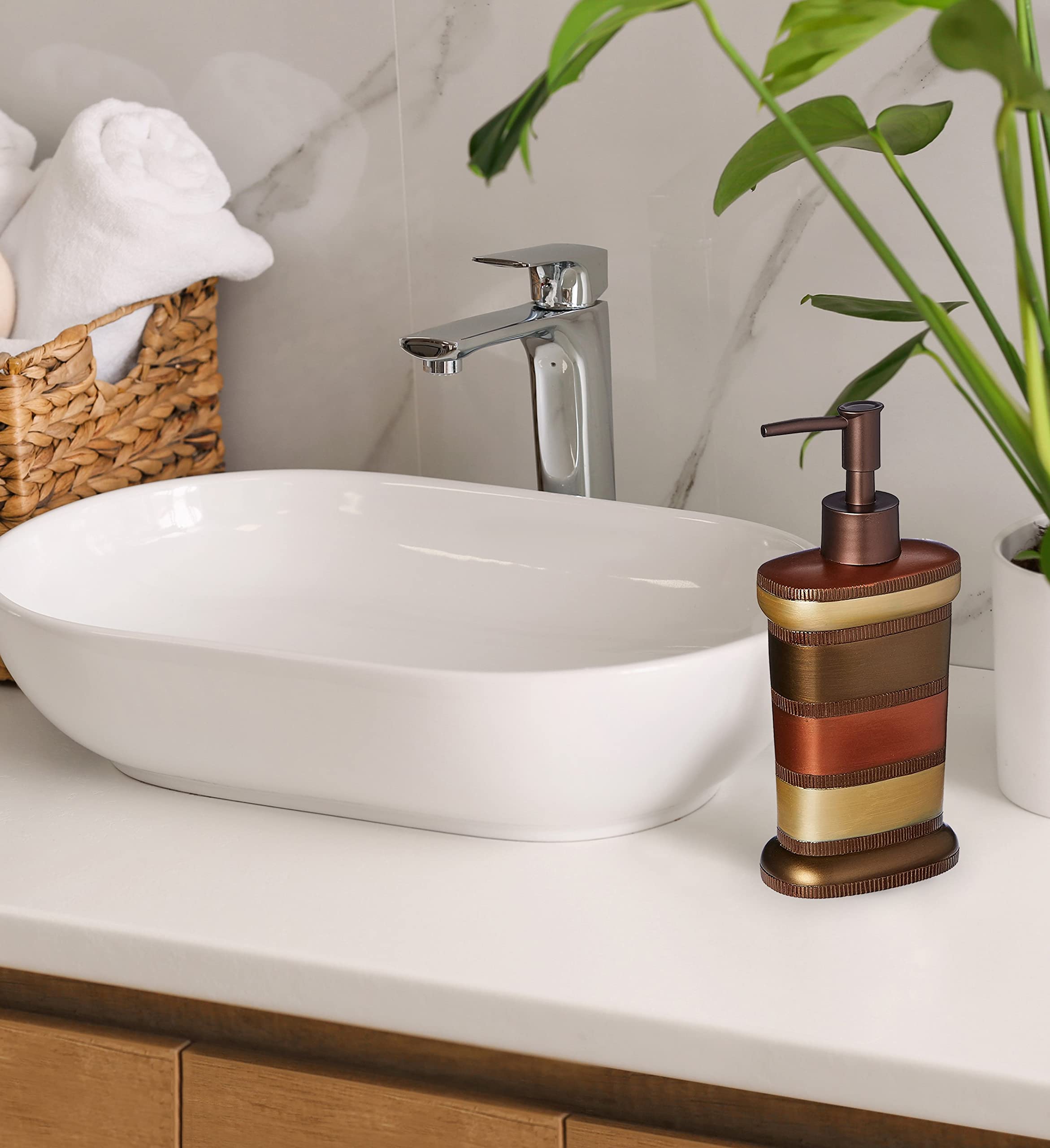 Popular Bath Contempo Collection, Lotion Pump, Spice