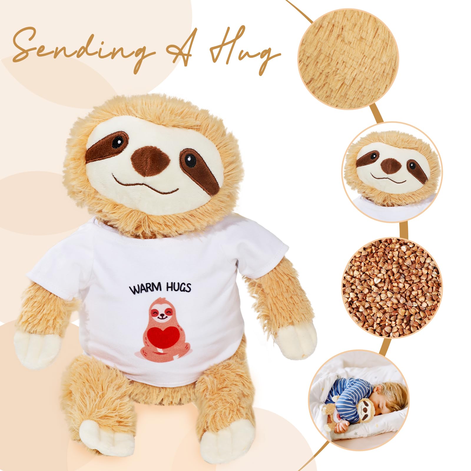 Get Well Soon Gift for Women, Sloth Gifts for Women, Care Package for Women, Self Care Gifts for Women, Hug Feel Better Gift Bas