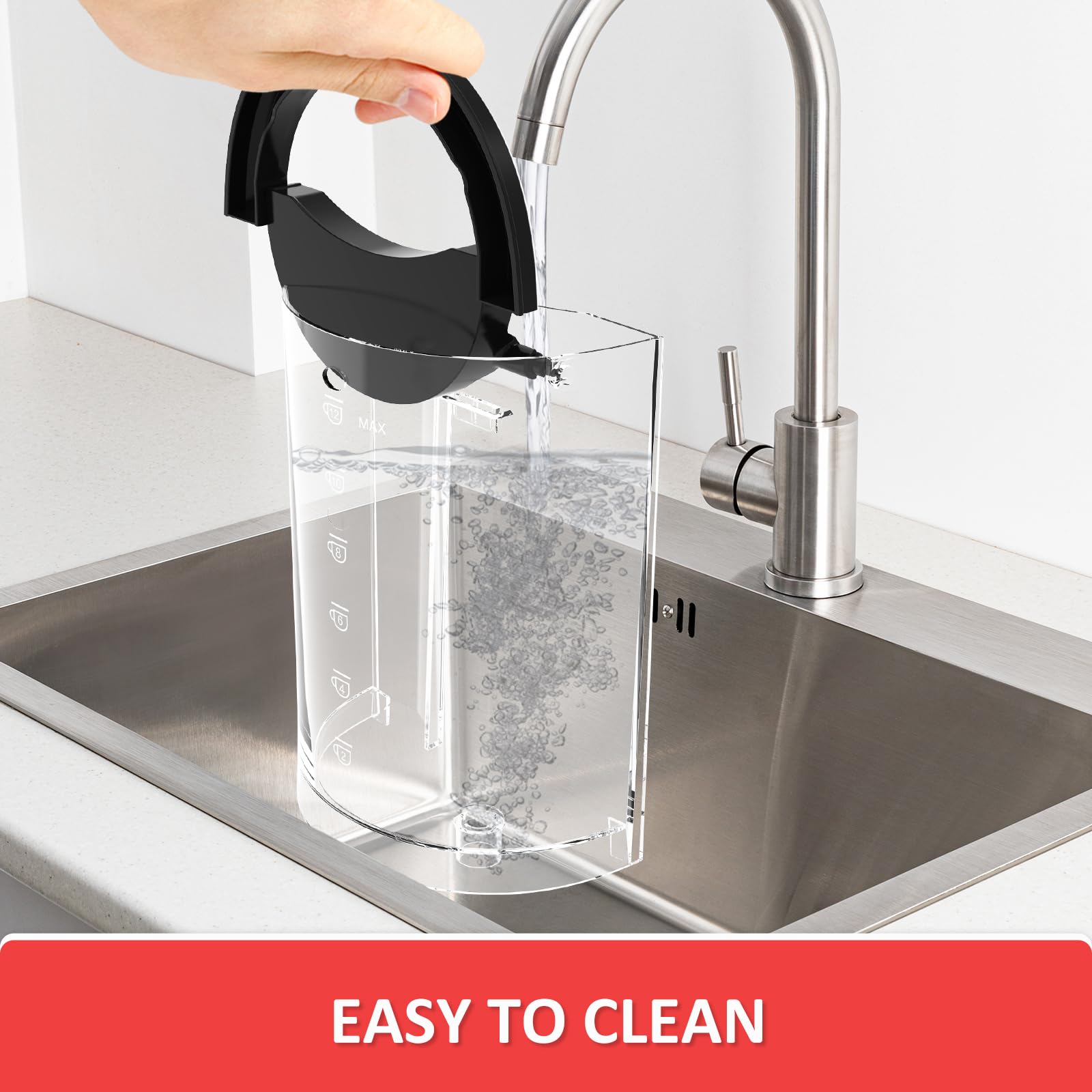 Kitchentrend 12-Cup Coffee Maker With Reusable Filter,Programmable Coffee Machine For Home And Office,Drip Coffee Maker,Removabl