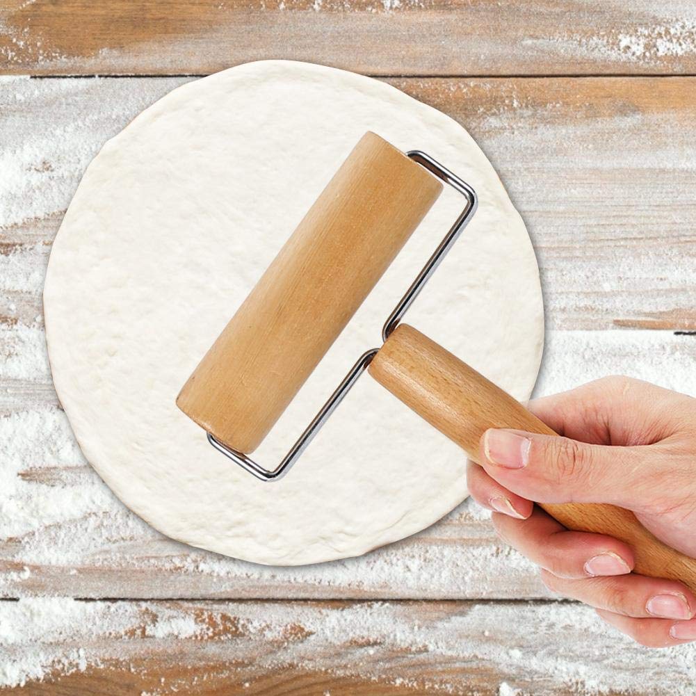 Dough Baker Roller Set Wooden Rolling Pin Baking Kitchen Utensils For Pastry,Tortilla, Pizza,Cookie And More(Type 1)