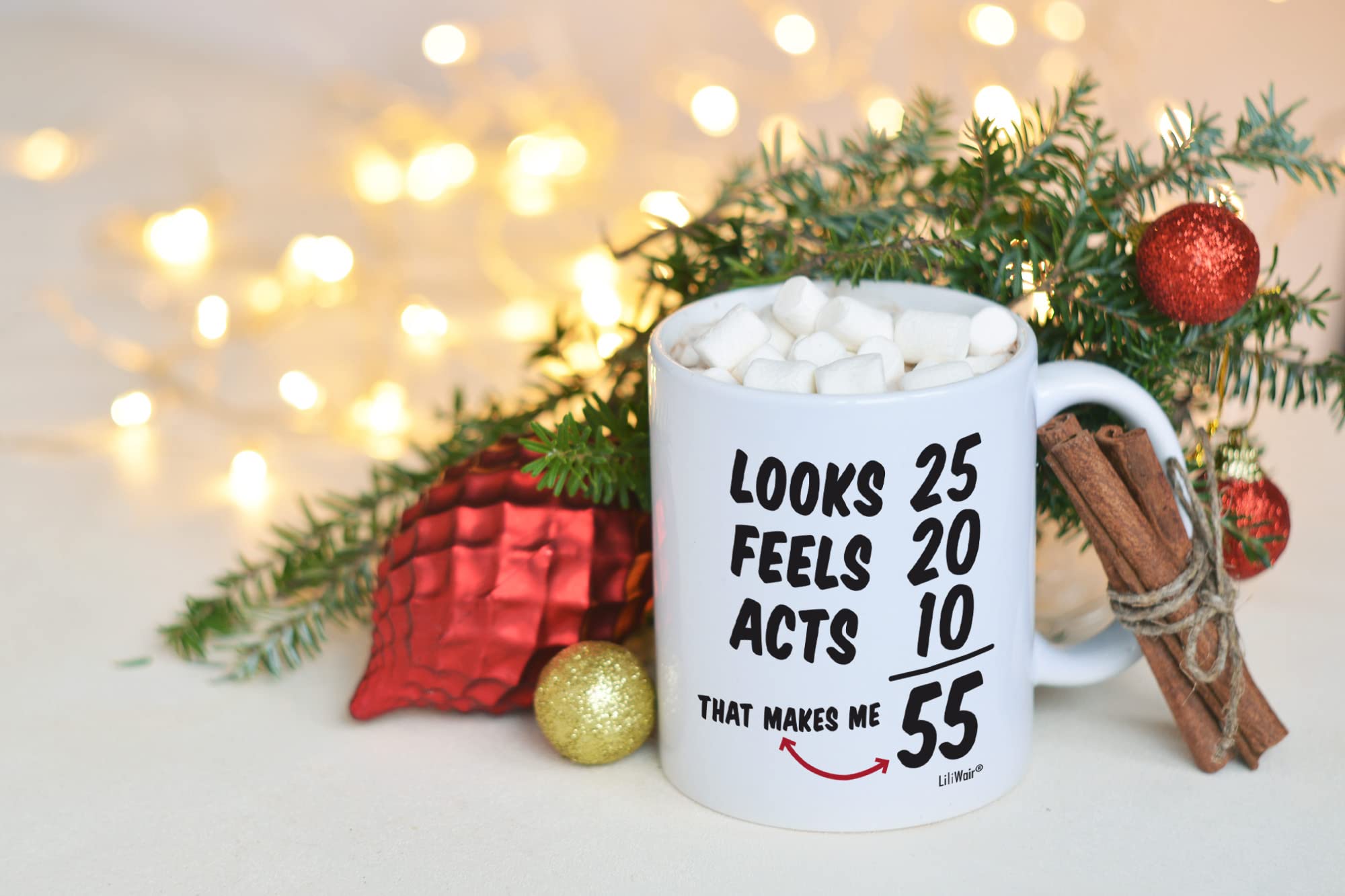 55Th Birthday Gifts For Men & Women. Perfect 55 Years Old Birthday Party Supply Decorations 1968 Coffee Mug. Celebrate Your 55 Y