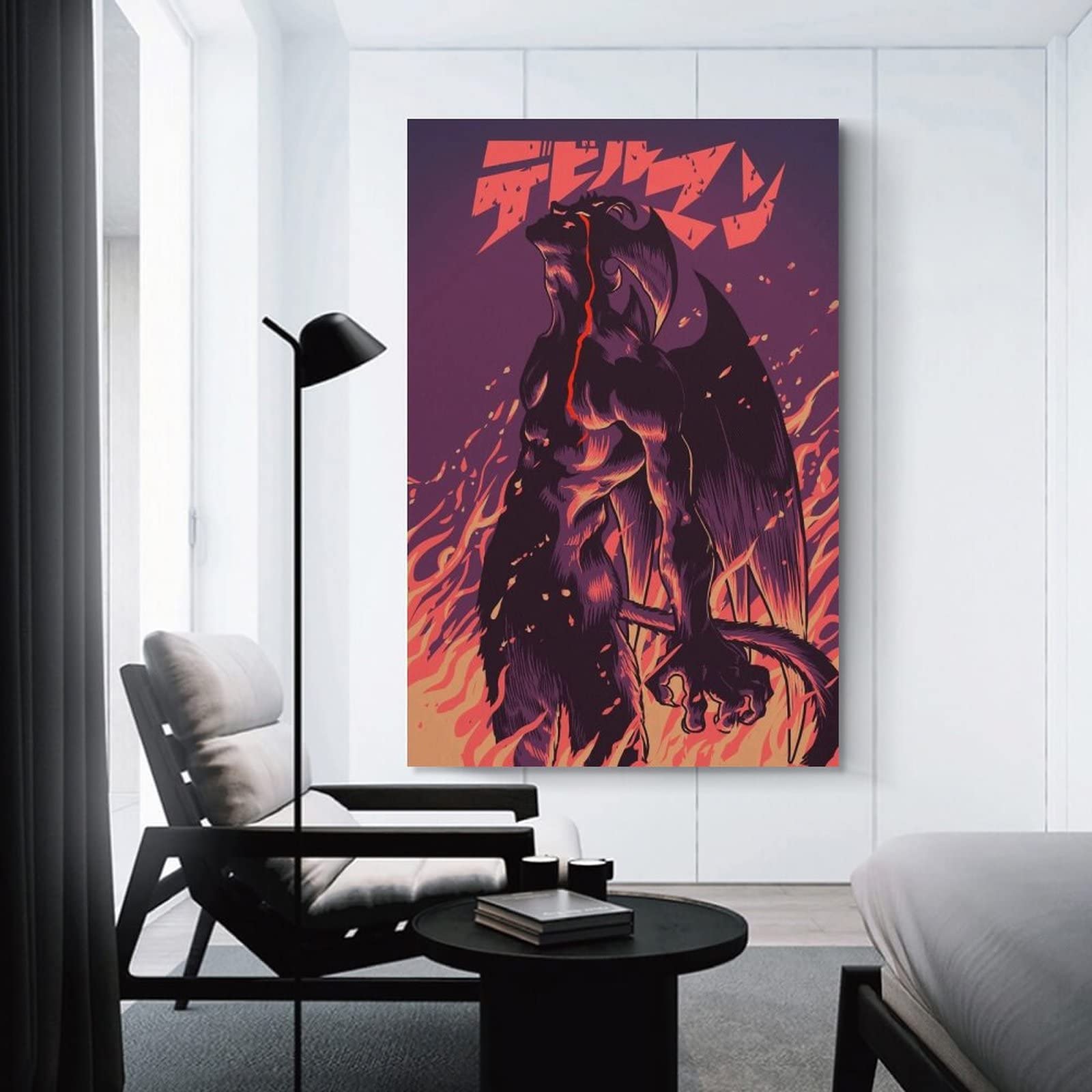 Sipman Devilman Crybaby Canvas Print Home Decorations Posters For Room Aesthetic Wall Art Poster Unframe 12X18Inch(30X45Cm)
