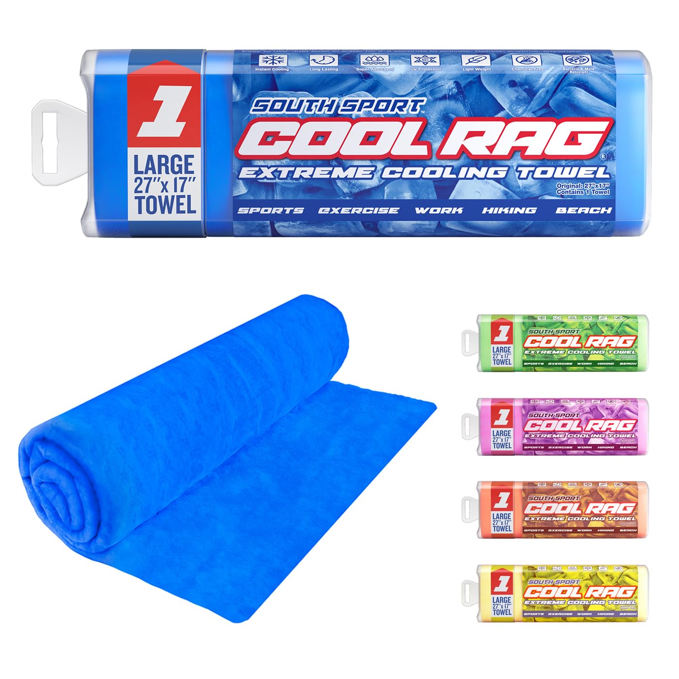 Cool RAG Extreme Cooling Towel for Heat Relief - PVA Cooling Towel for Workout  Gym  Running and for Other Outdoor Sports - Cooling Rag for Neck - Cool Towel for Quick Cooling