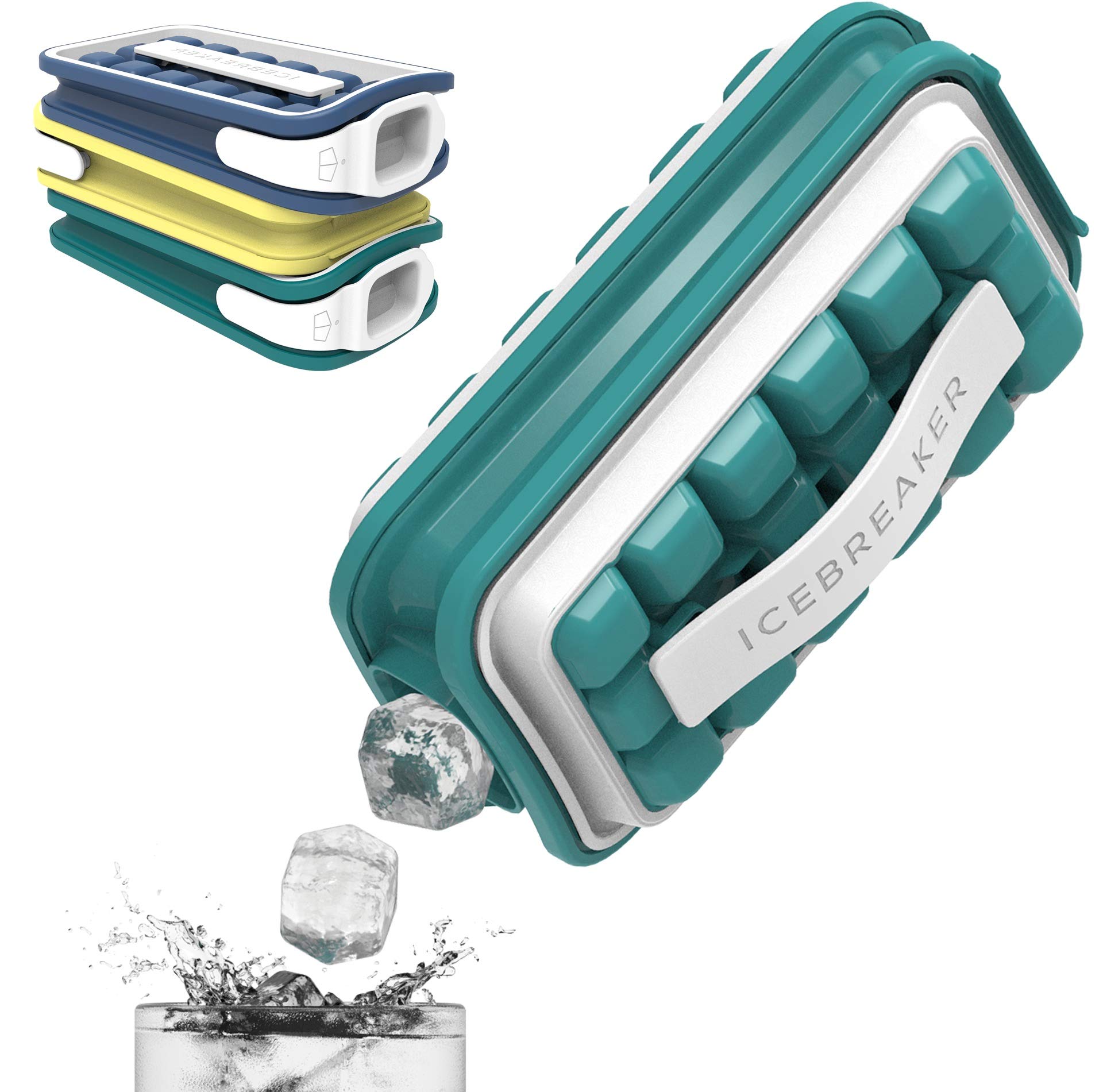 Icebreaker Pop - 4 In 1 - Dispenser - Maker - Bin - Ice Pack - Make And Serve Ice Without Ever Touching The Ice - The Sanitary S