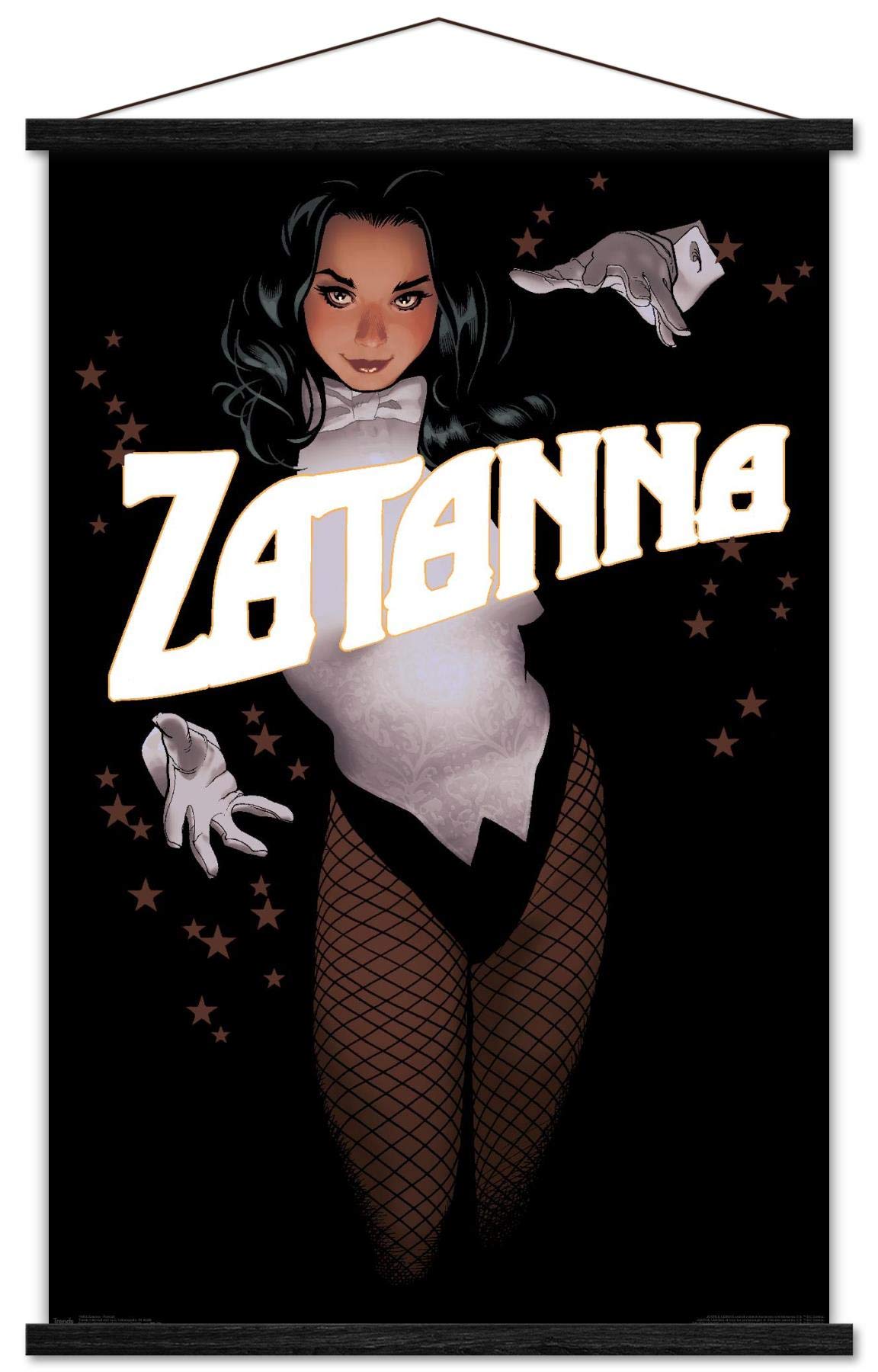 Trends International Dc Comics - Zantanna - Alex Ross Portrait Wall Poster, 22.375'' X 34'', Premium Print And Black Hanger Bund