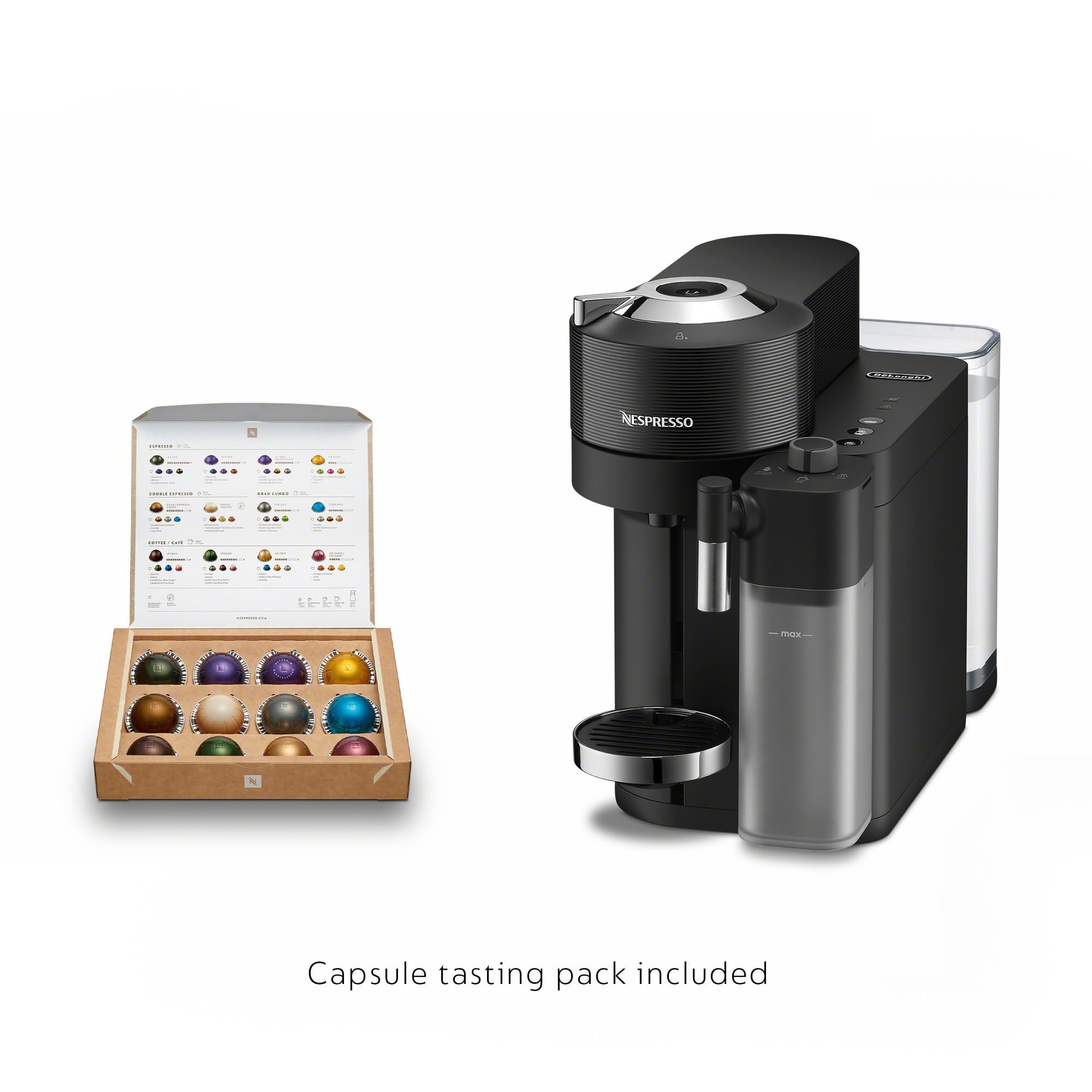 Nespresso Vertuo Lattissima By De'Longhi, Black