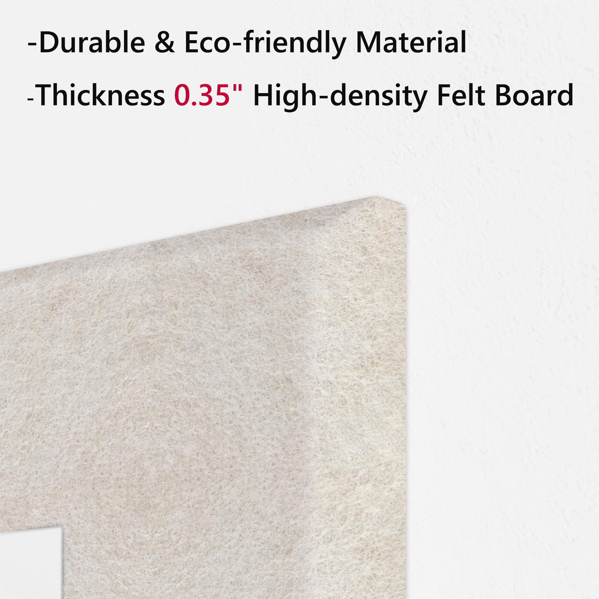 Neatsure Large Cork Board for Wall, 48 x 36 Bulletin Board with Pushpins, 12 Panels Felt Tiles Tack Push Pin Board for Office, L
