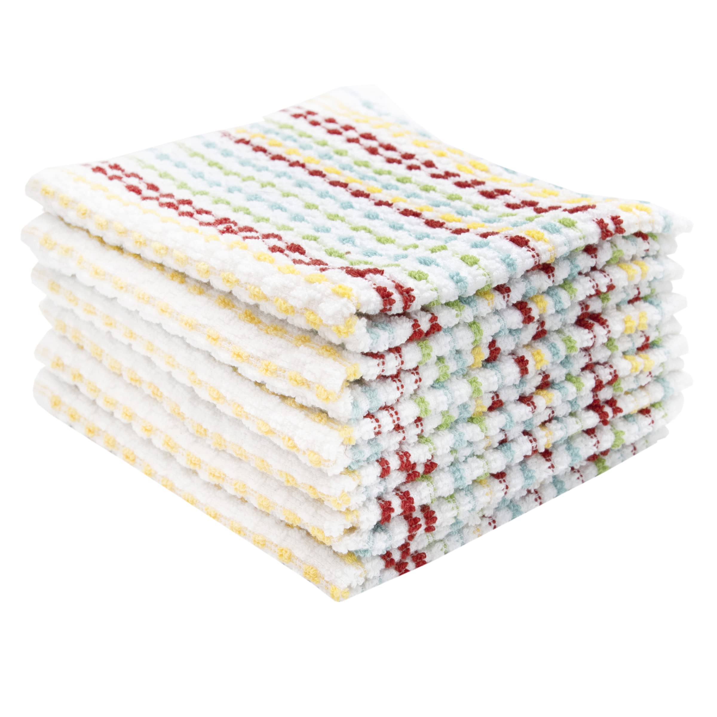 Ritz Pebble Bar Mop Cloth, Multicolor, 6 Piece Set