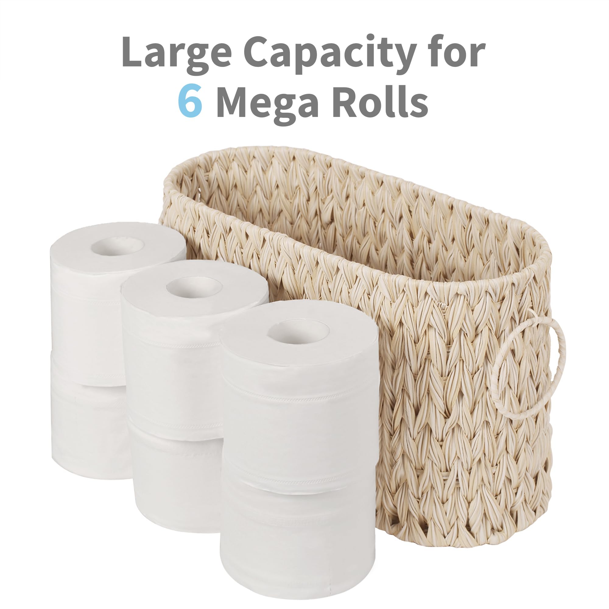 Granny Says Toilet Paper Storage, Toilet Paper Basket For Bathroom Storage, Toilet Paper Holder Stand, Toilet Paper Organizer Fo