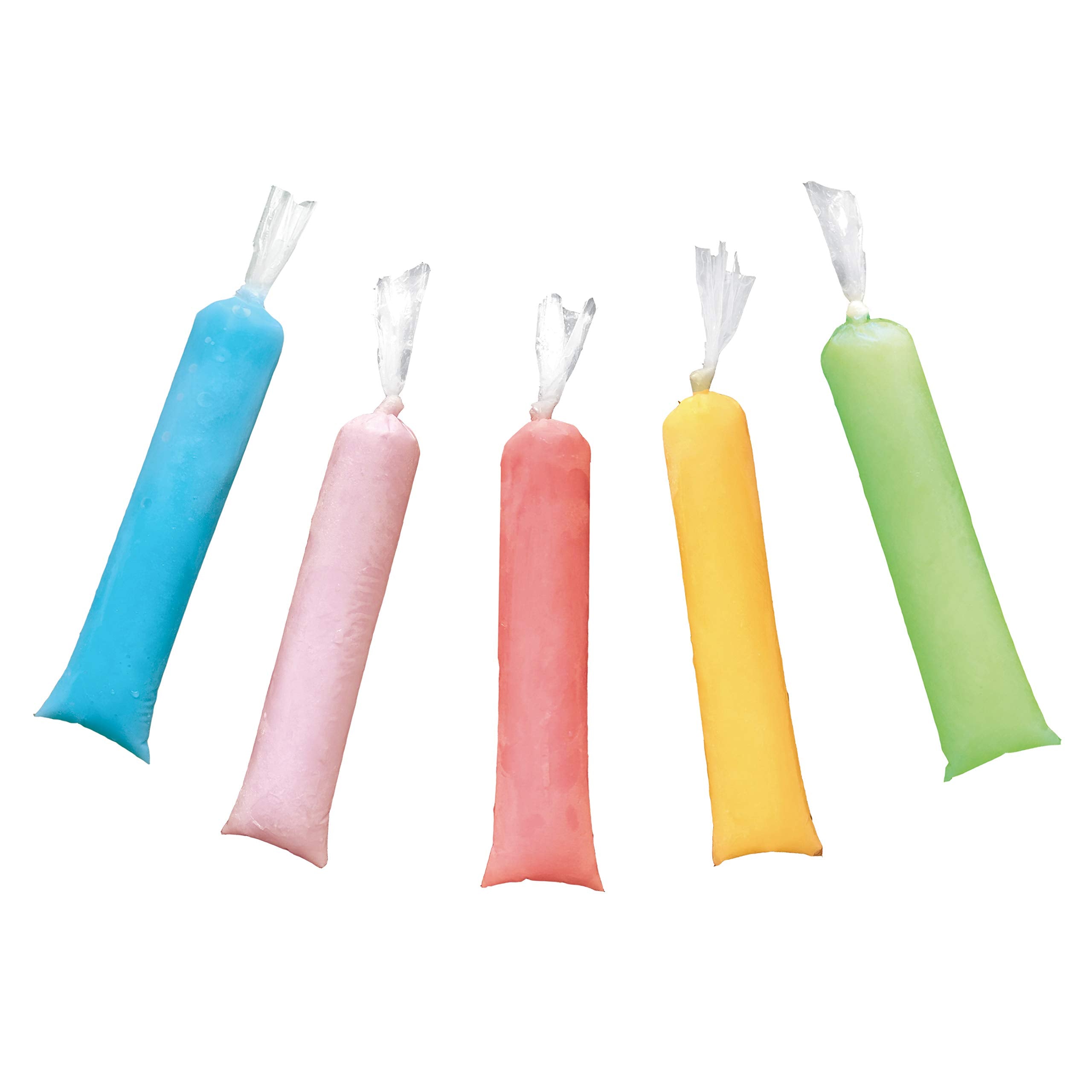 100 Pcs Bolsas Para Helado Bolis/Ice Candy Wrappers/Ice Moldes Para Paletas De Helado, Plastic Disposable Ice Popsicle Bags And