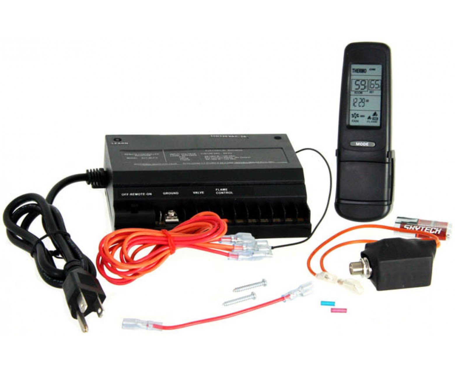 Skytech Rct-Mlt-Iv Multi-Function Fireplace Remote Control System For Heat And Glow And Robertshaw Valve Systems