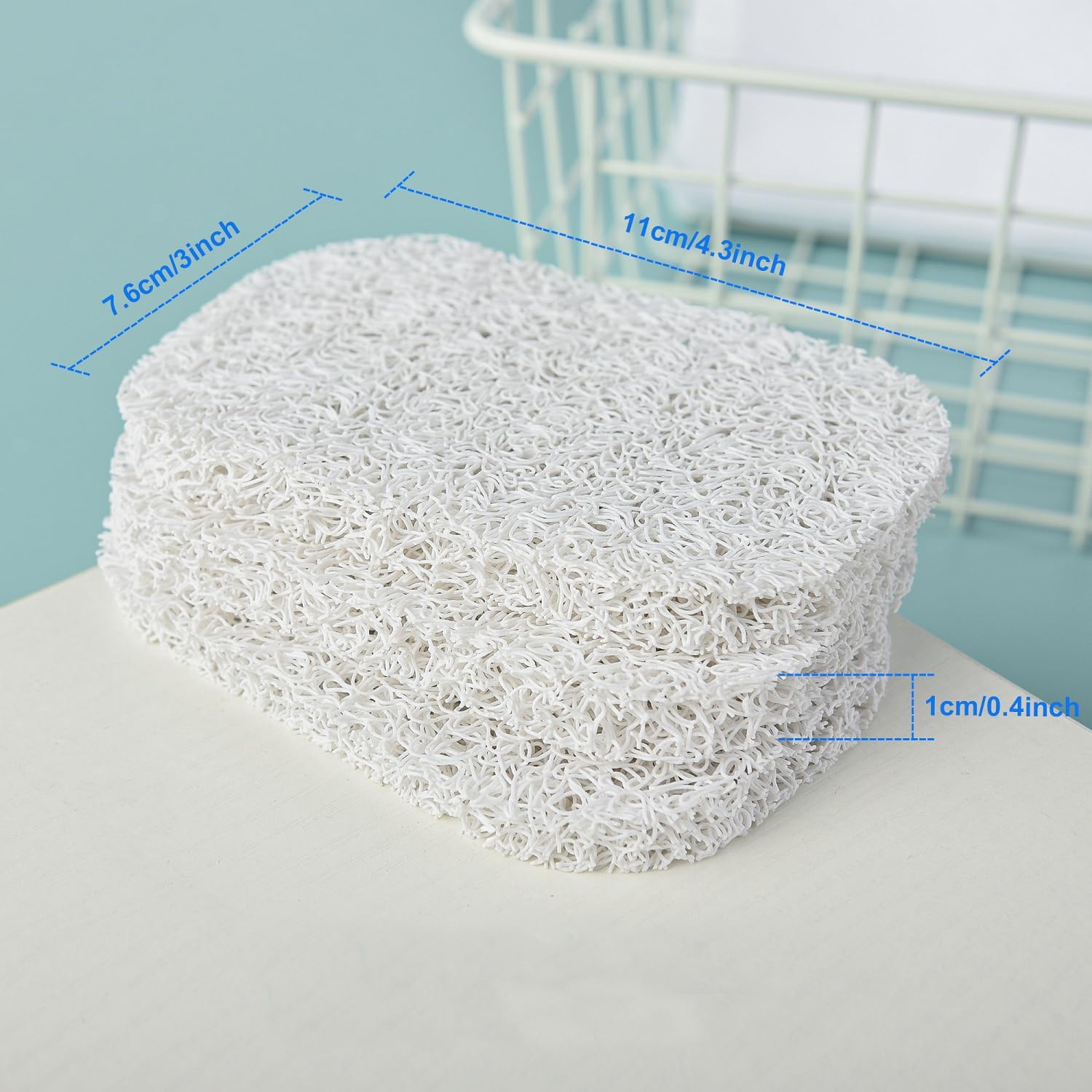Soap Holder Pad,4Pcs White Bpa-Free Soap Savers Pads For Soap Dish,Easy To Clean Soap Lifting Pads Suitable For Shower Kitchen B