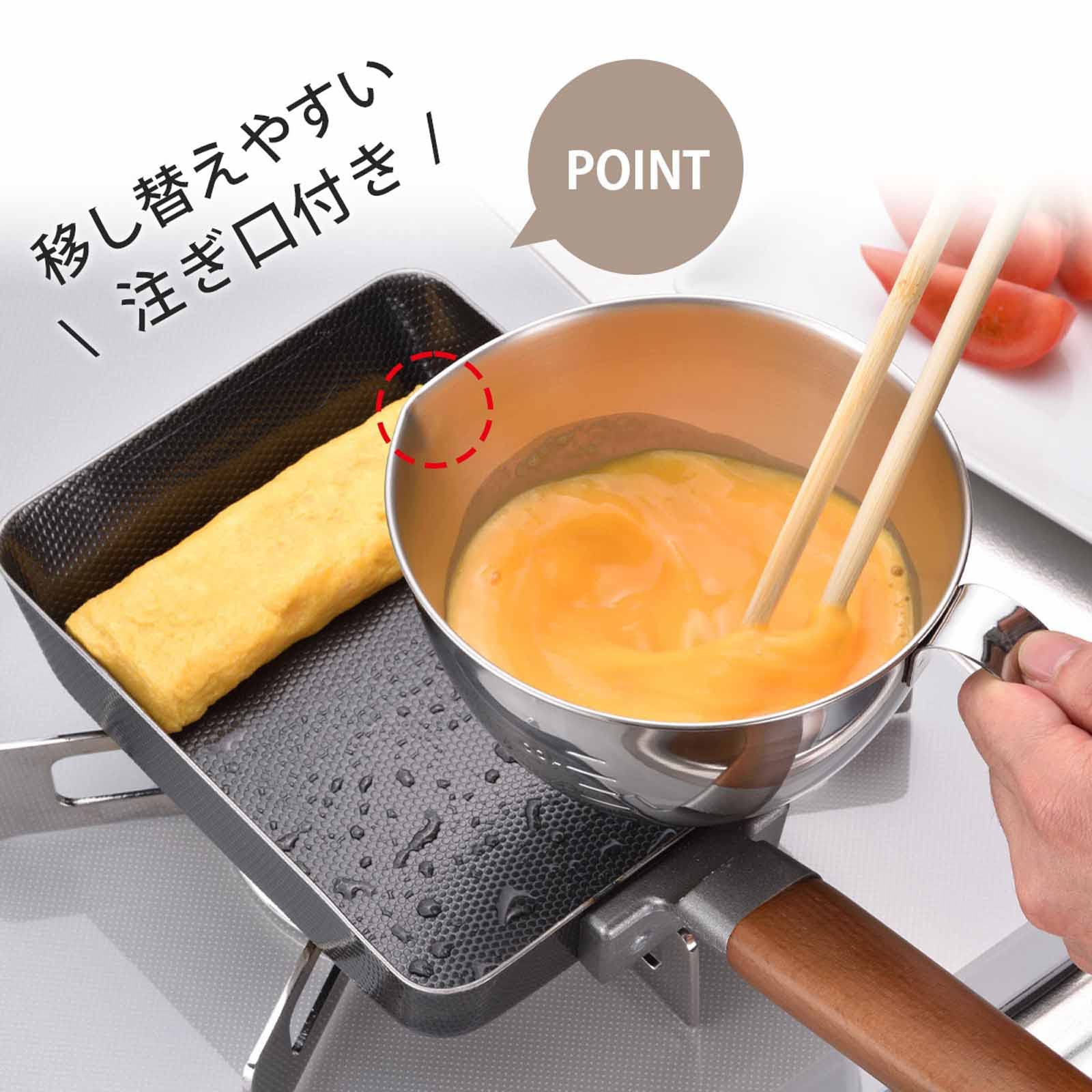 Shimomura Kihan 39783 Tsubamesanjo Bowl, Firm Grip, Prep, Stainless Steel, Scale Spout And Handle, Made In Japan
