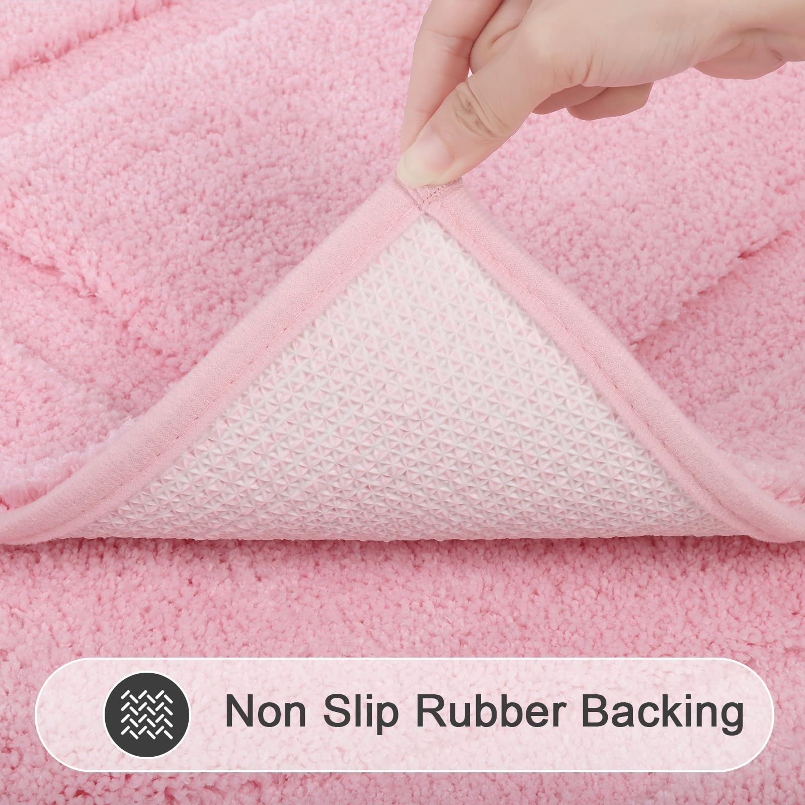 Shacos Super Soft Bathroom Runner Rugs 24 X 60 Inch Microfiber Bath Rug Runner Non Slip Washable Bath Mats Absorbent Bathroom Ma