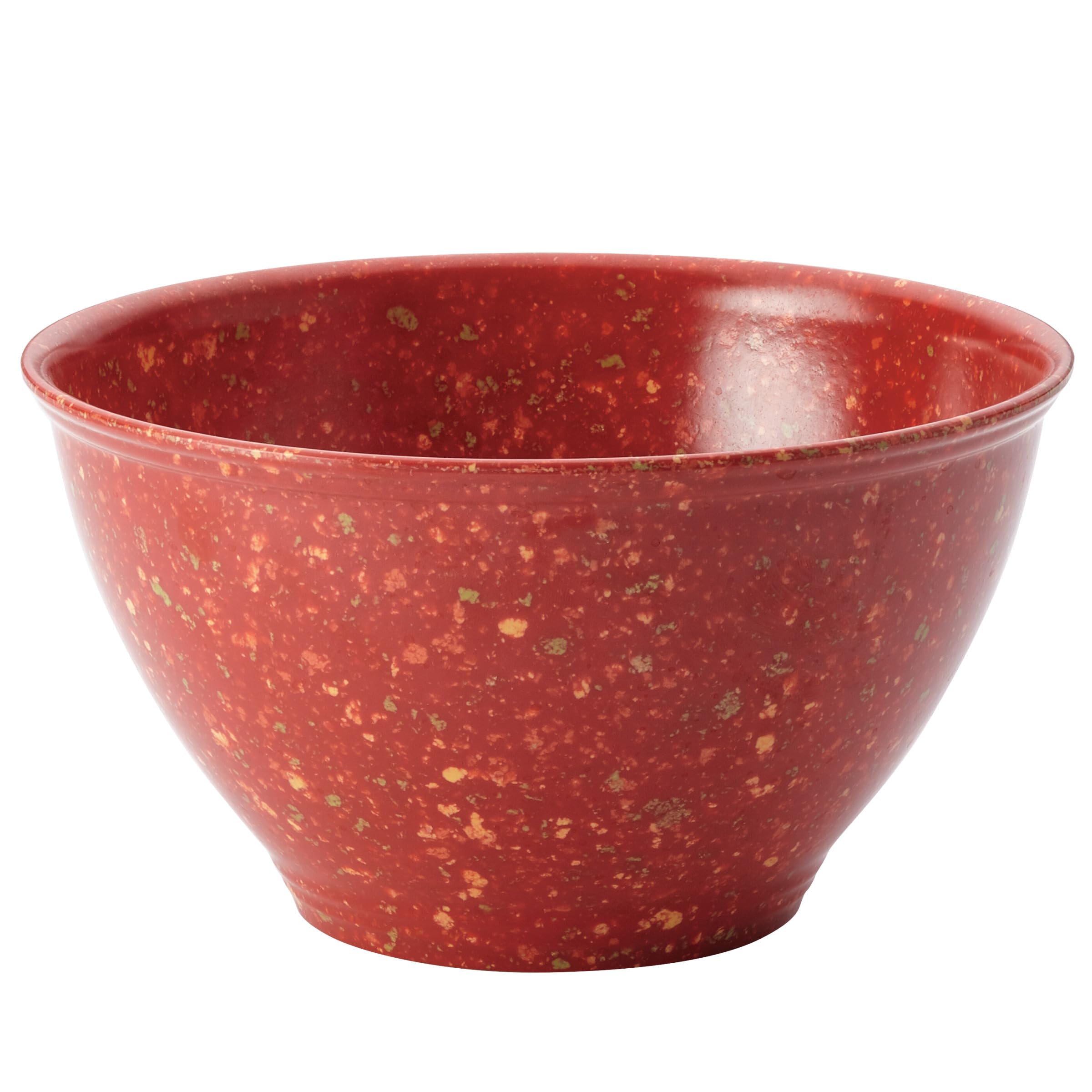 Rachael Ray Accessories Kitchen Pantryware Multi Purpose/Salad Serveware/Melamine Garbage Bowl, 10.2 X 10.2 X 7 Inches, Red, 4 Q
