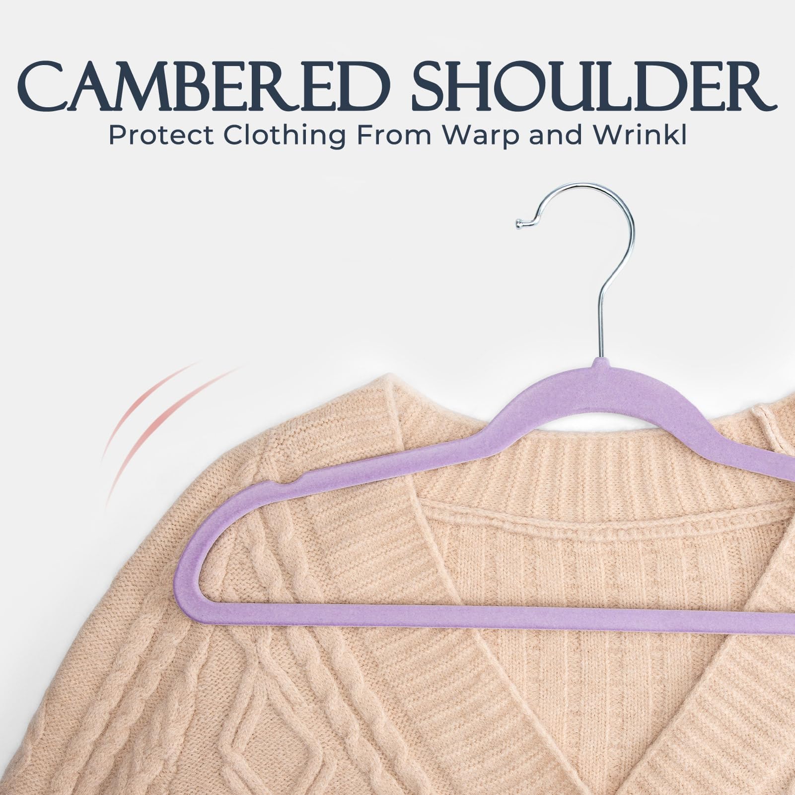 HOUSE DAY Purple Velvet Hangers 60 Pack  Premium Clothes Hangers Non-Slip Felt Hangers  Sturdy Purple Hangers Heavy Duty Coat Hangers  Durable Suit Hangers  Space Saving No Hanger Marks 360 Rotate