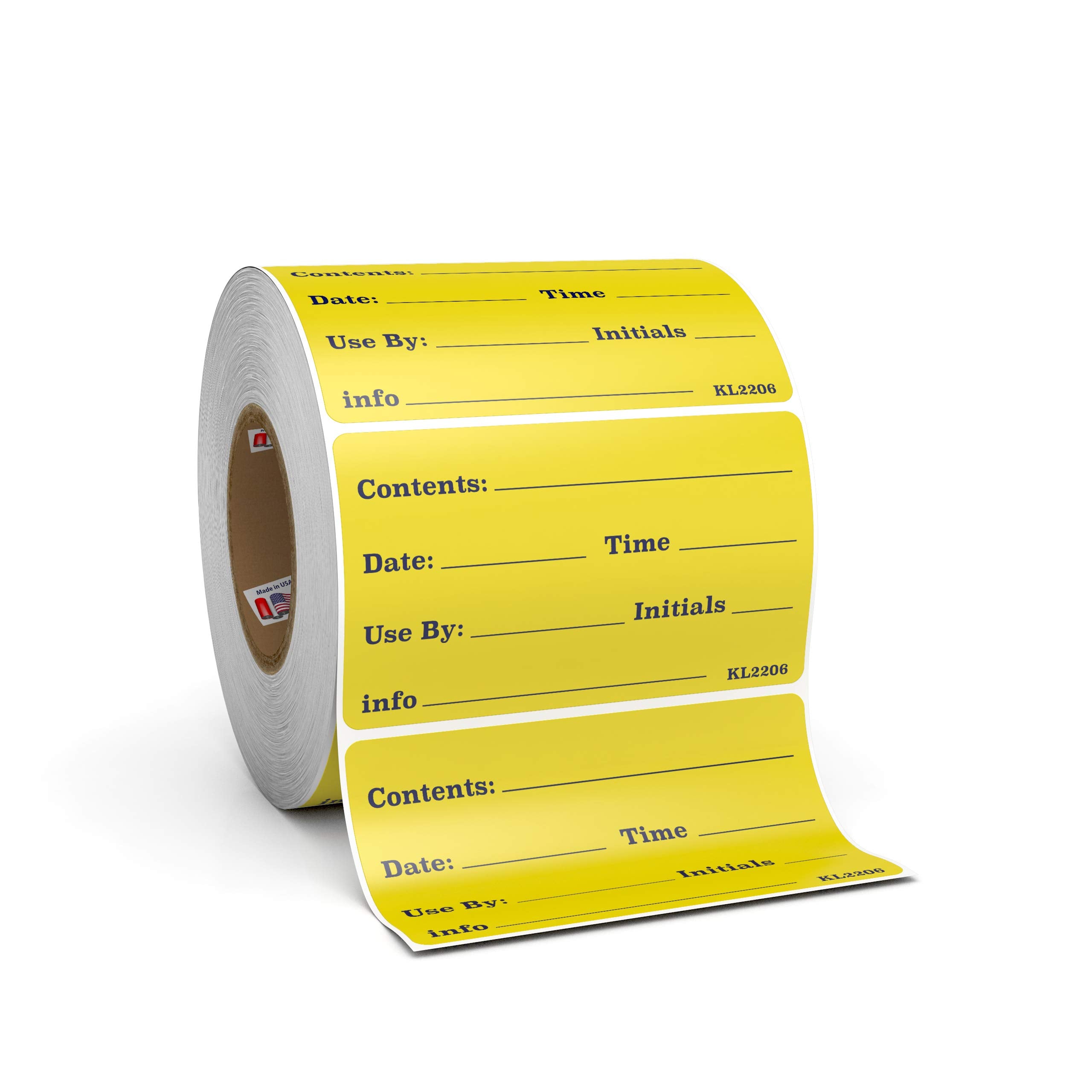 Dissolvable Food Labels For Glass, Plastic Metal, Wood - Washes Off No Residue - Food Prep And Rotation, Canning, Commercial Use