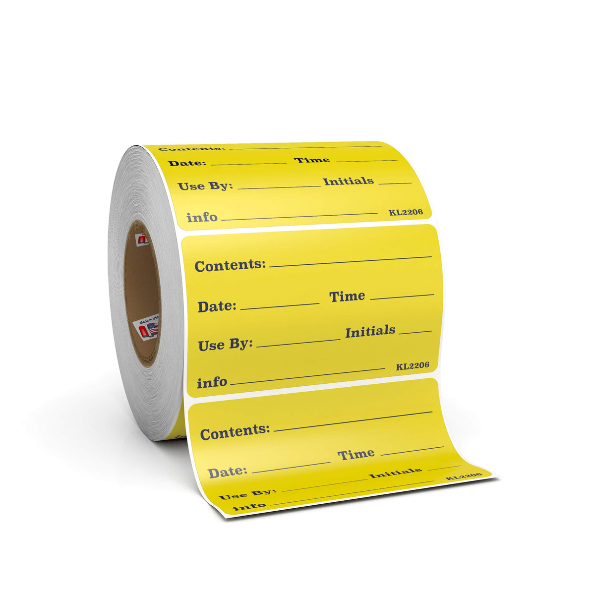 Dissolvable Food Labels For Glass, Plastic Metal, Wood - Washes Off No Residue - Food Prep And Rotation, Canning, Commercial Use