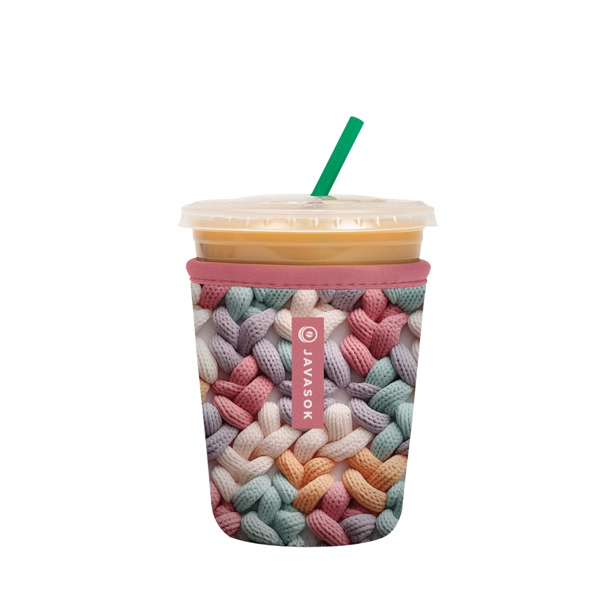 Sok It JavaSok Iced Coffee & Cold Soda Insulated Neoprene Cup Sleeve (Cozy in Color, Small: 16-20oz)