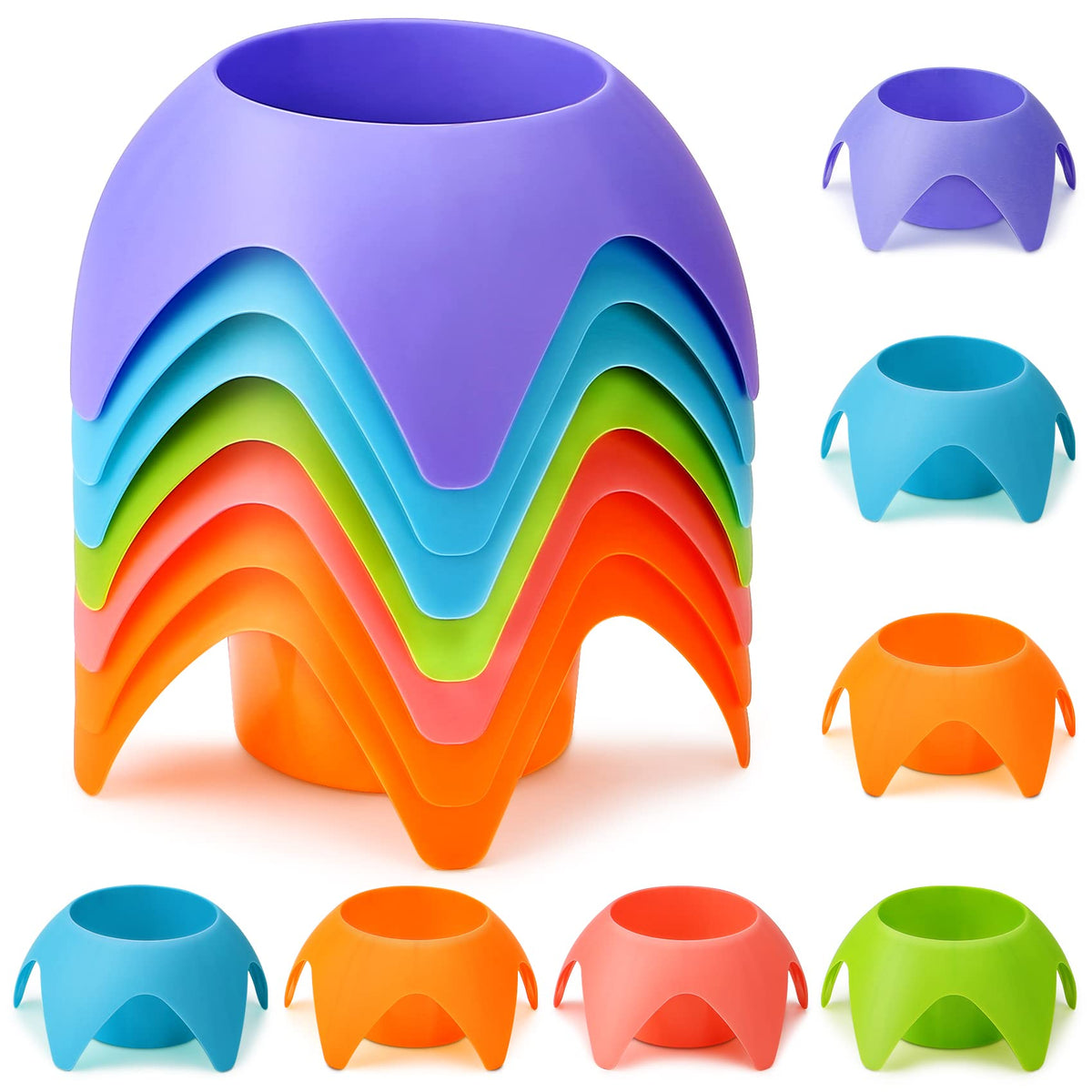 Beach Vacation Essentials Accessories - Beach Drink Cup Holder Sand Coasters, Beach Trip Must Haves Sand Cup Holders For Women A
